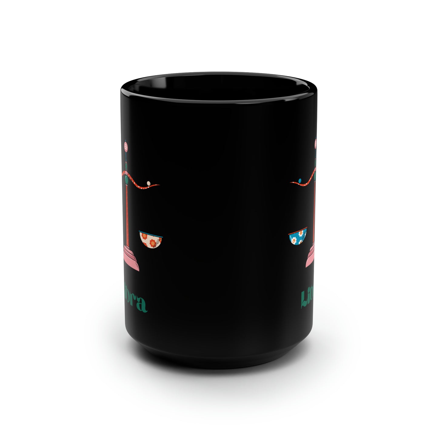 Libra zodiac sign mug Black ceramic Mug birthday mug 15oz funny gift Queen Eras tour World Tour Tickets Leo zodiac merch office Christmas