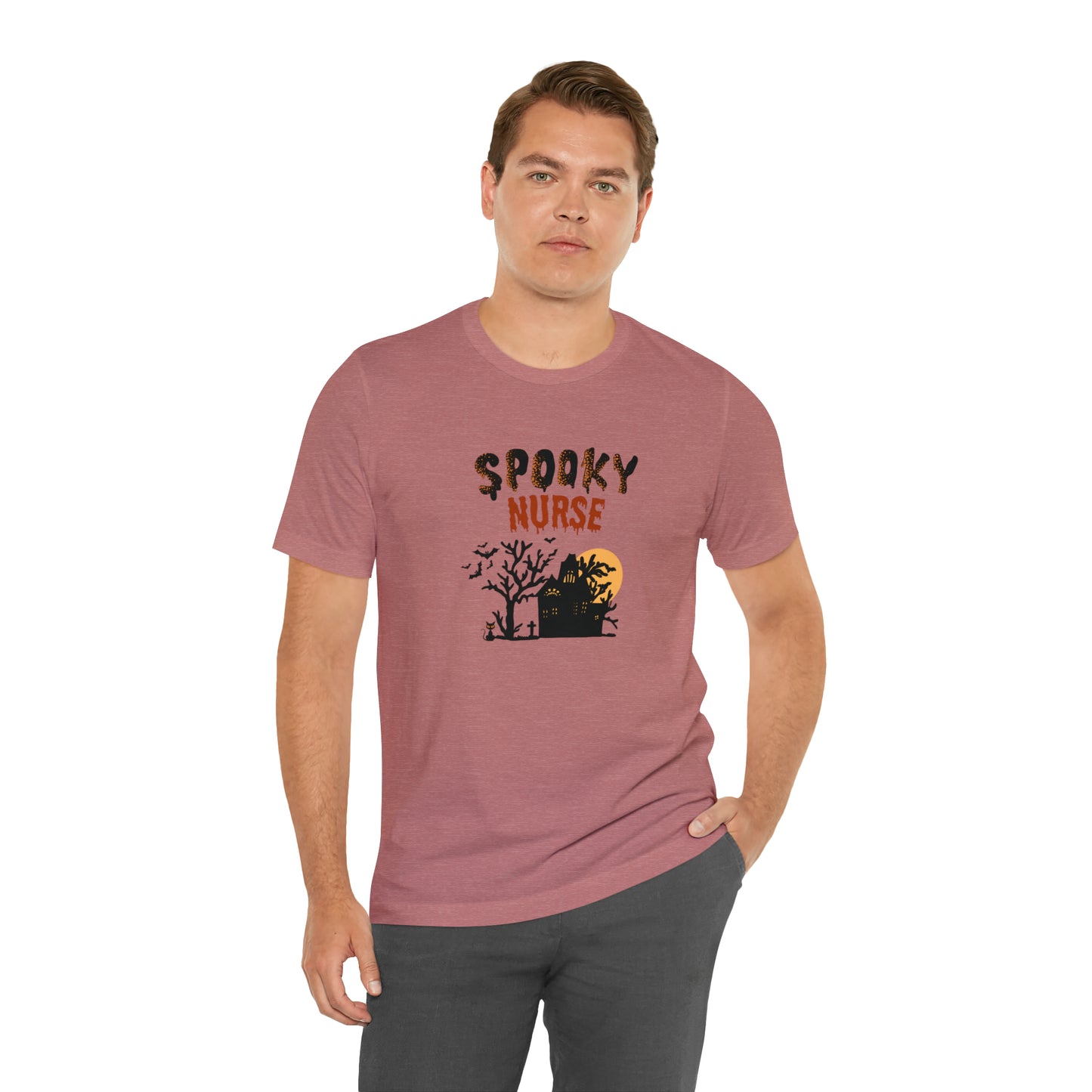 Spooky Nurse Halloween shirt, Nurse trick or treat ghost Halloween tshirt,Halloween Sweatshirt,Spooky Season T Shirt,Christmas gift