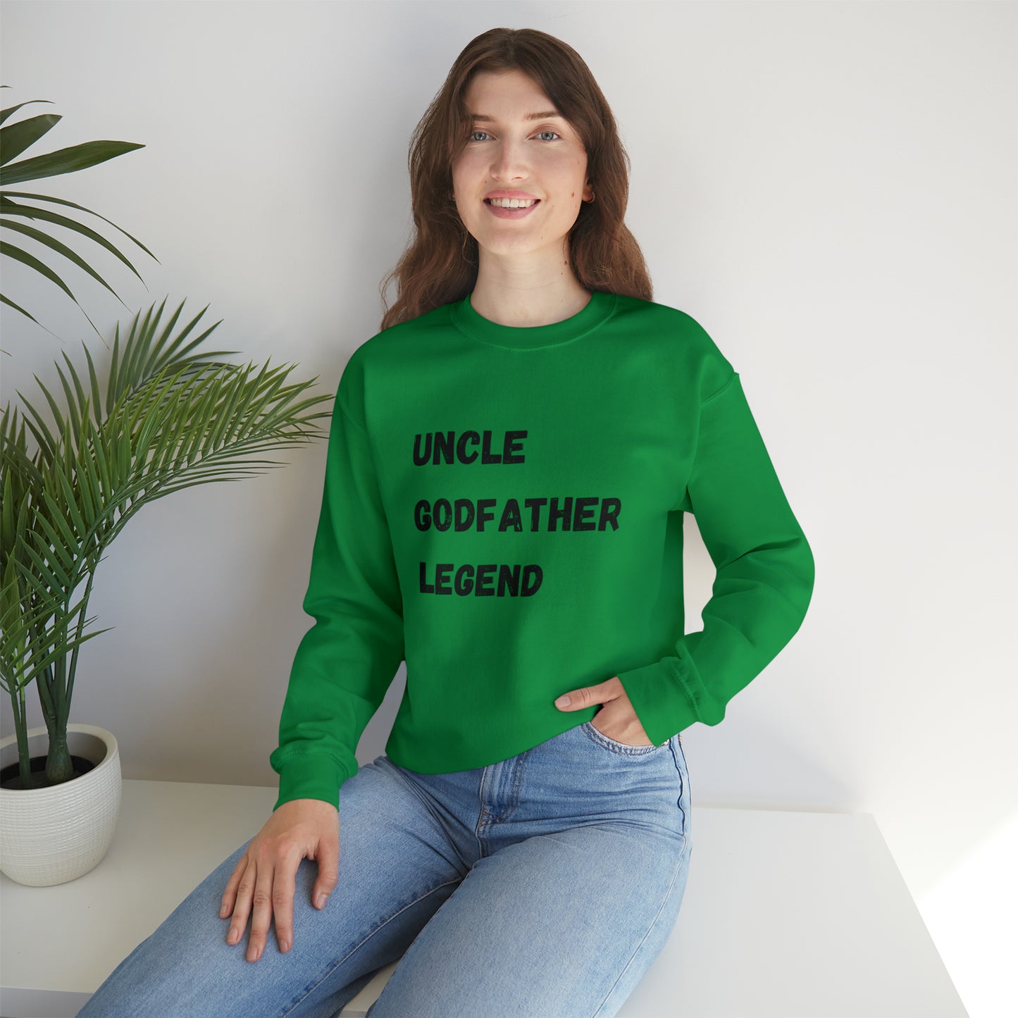 Uncle Godfather Legend sweater, Brother the myth the legend for him, Gift for Dad sweater father'sday tshirt, Daddy and me Christmas gift