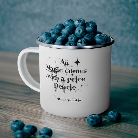 Once upon a time mug, Gift for her, Gift for him, Unisex gifts, gift for wife,gift for Mom, gift for wife, Christmas gift for her Enamel Cam