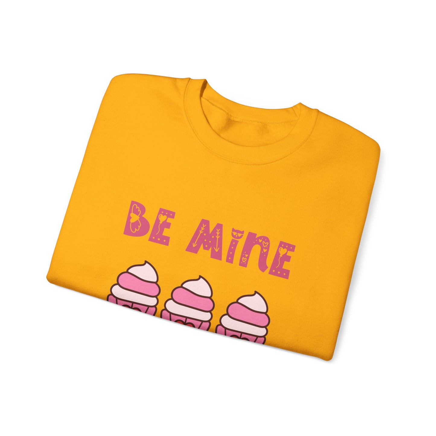 Be mine cupcake sweater valentines Day sweatshirt love sweater galentine's day gift best friend gift Unisex gift cupcake sweatshirt