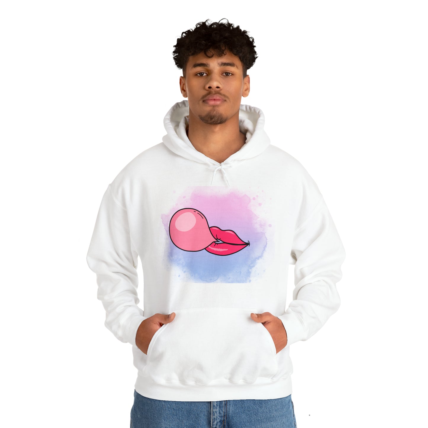 Bubble Gum kiss Hoodie, Summer Bubblegum shirt, Birthday gift for her, Galantine gift for her, best friend gift,birthday vacation,Unisex