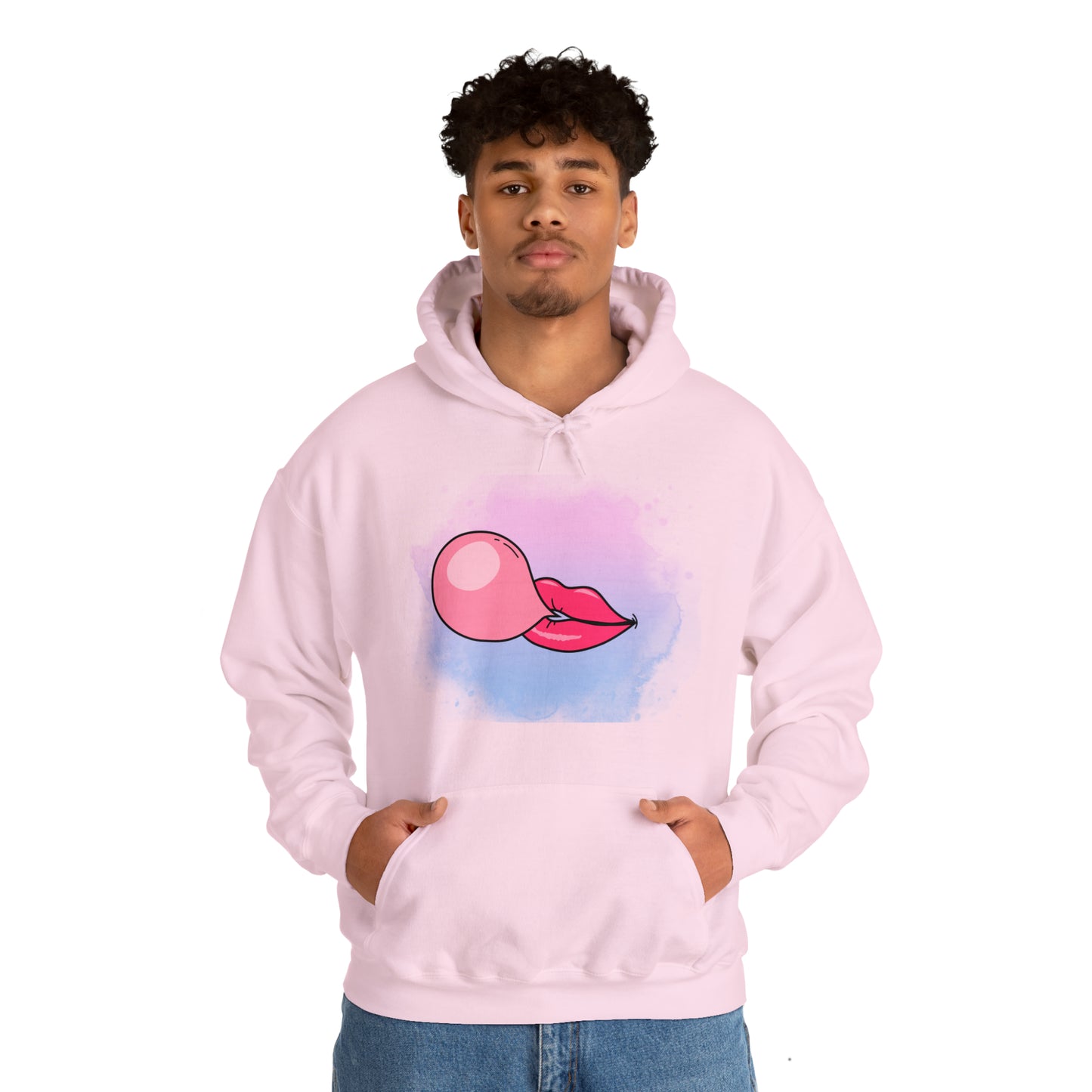 Bubble Gum kiss Hoodie, Summer Bubblegum shirt, Birthday gift for her, Galantine gift for her, best friend gift,birthday vacation,Unisex