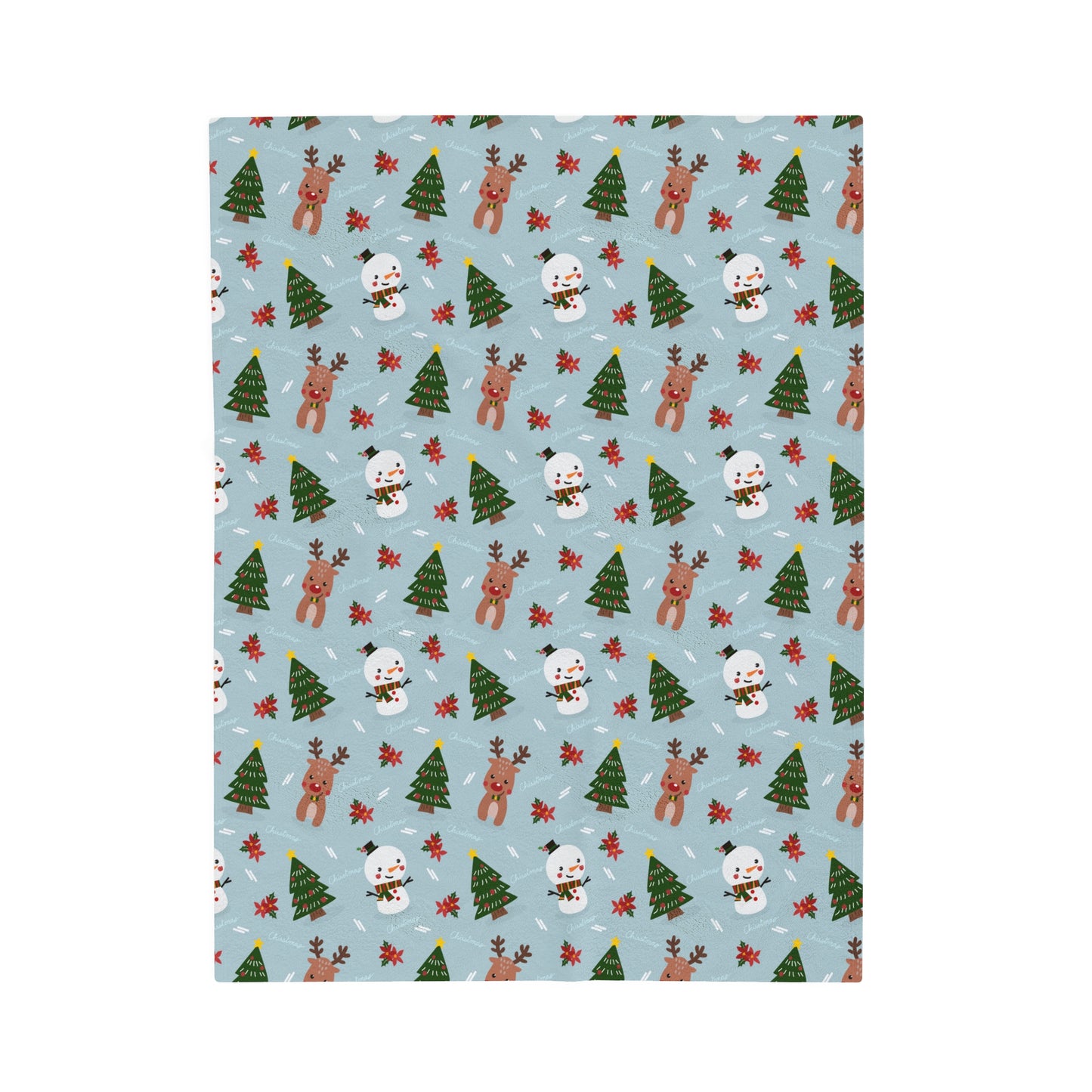 Snowman Christmas tree Blanket holiday blanket christmas movie watching blanket Merry christmas  blanket Velveteen Plush Blanket