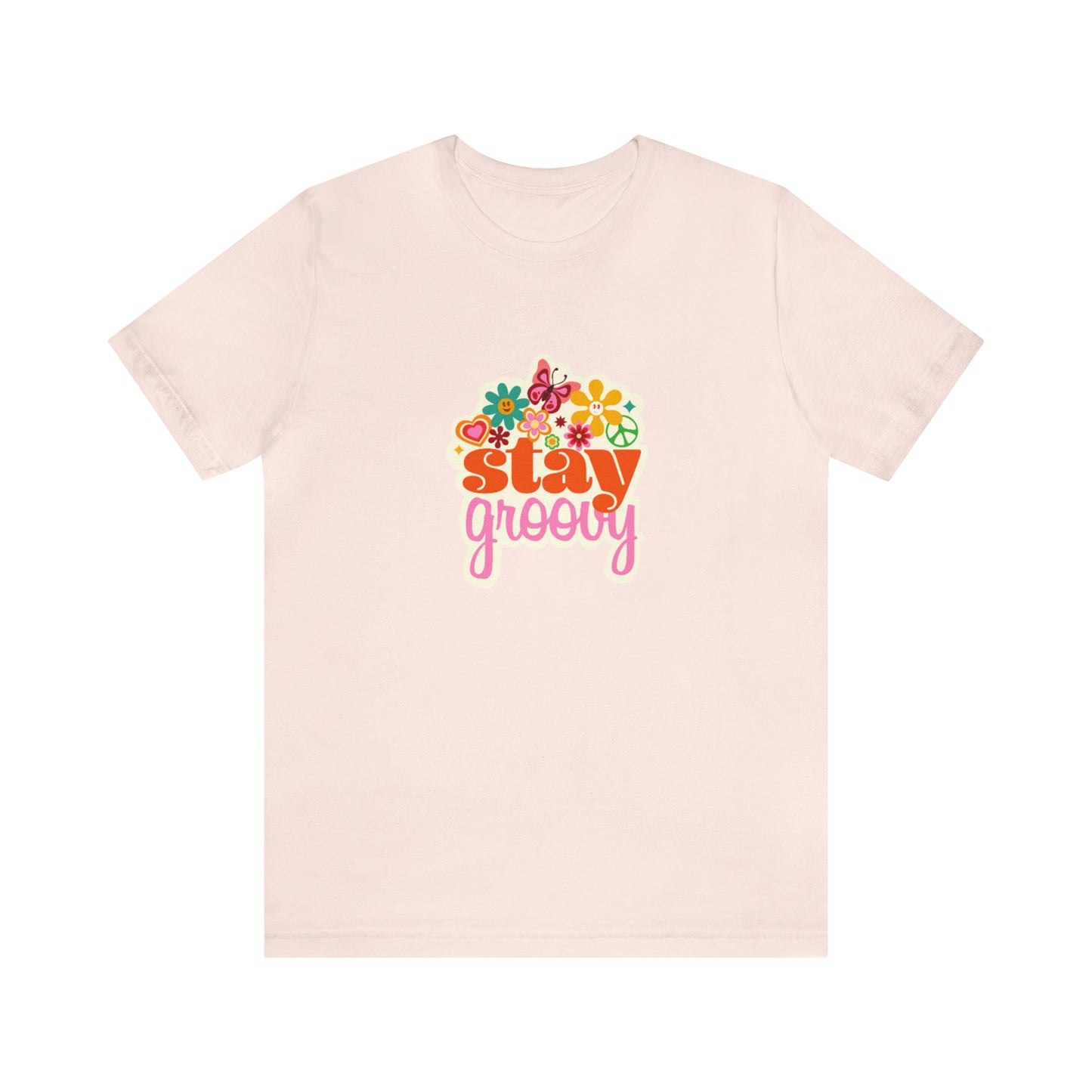 Stay Groovy t-shirt, Hippie shirt, good vibes shirt, summer fun style gift,travel shirt,best friend trip vacation trip