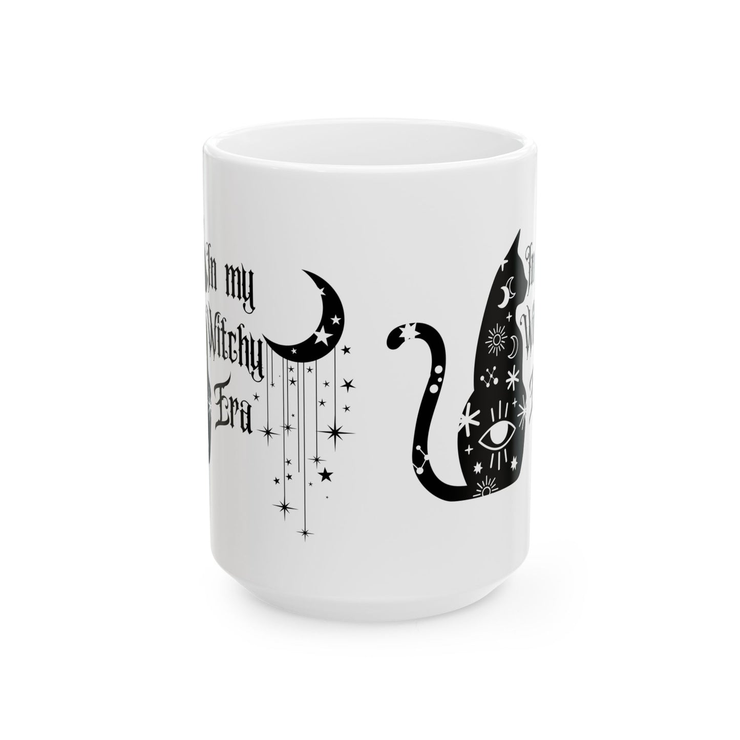 Witchy mug Halloween mug Witchy era mug Spooky mug black cat mug this and word fuck office funny gift best friend gift Christmas(11oz, 15oz)