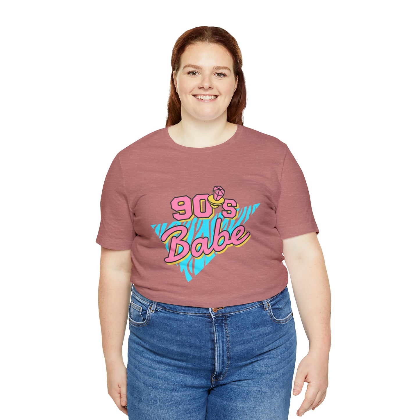 90's Babe shirt, gift for her, Christmas shirt, galantine gift best friend trip, Unisex Jersey Short Sleeve Tee