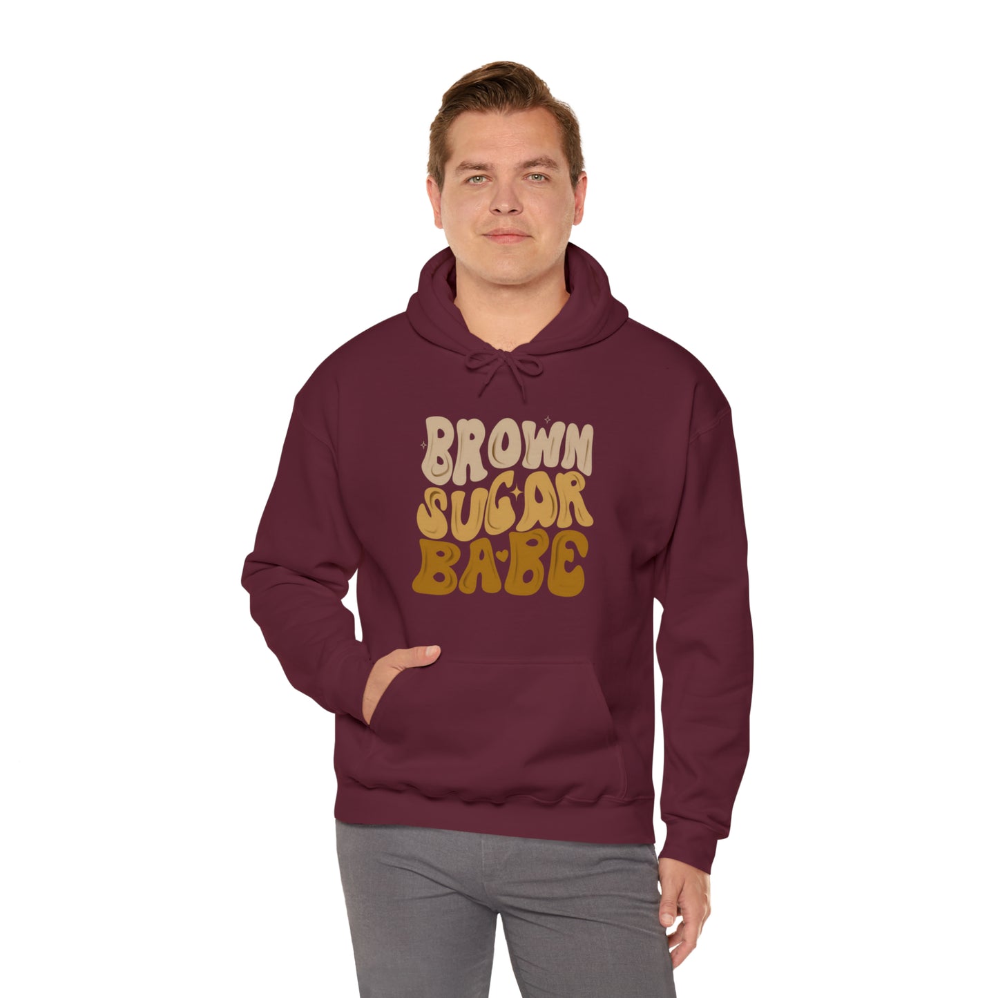 Brown sugar babe hoodie, gift for her, best friend gift, birthday vacation, Unisex Heavy Blend Hooded Sweatshirt