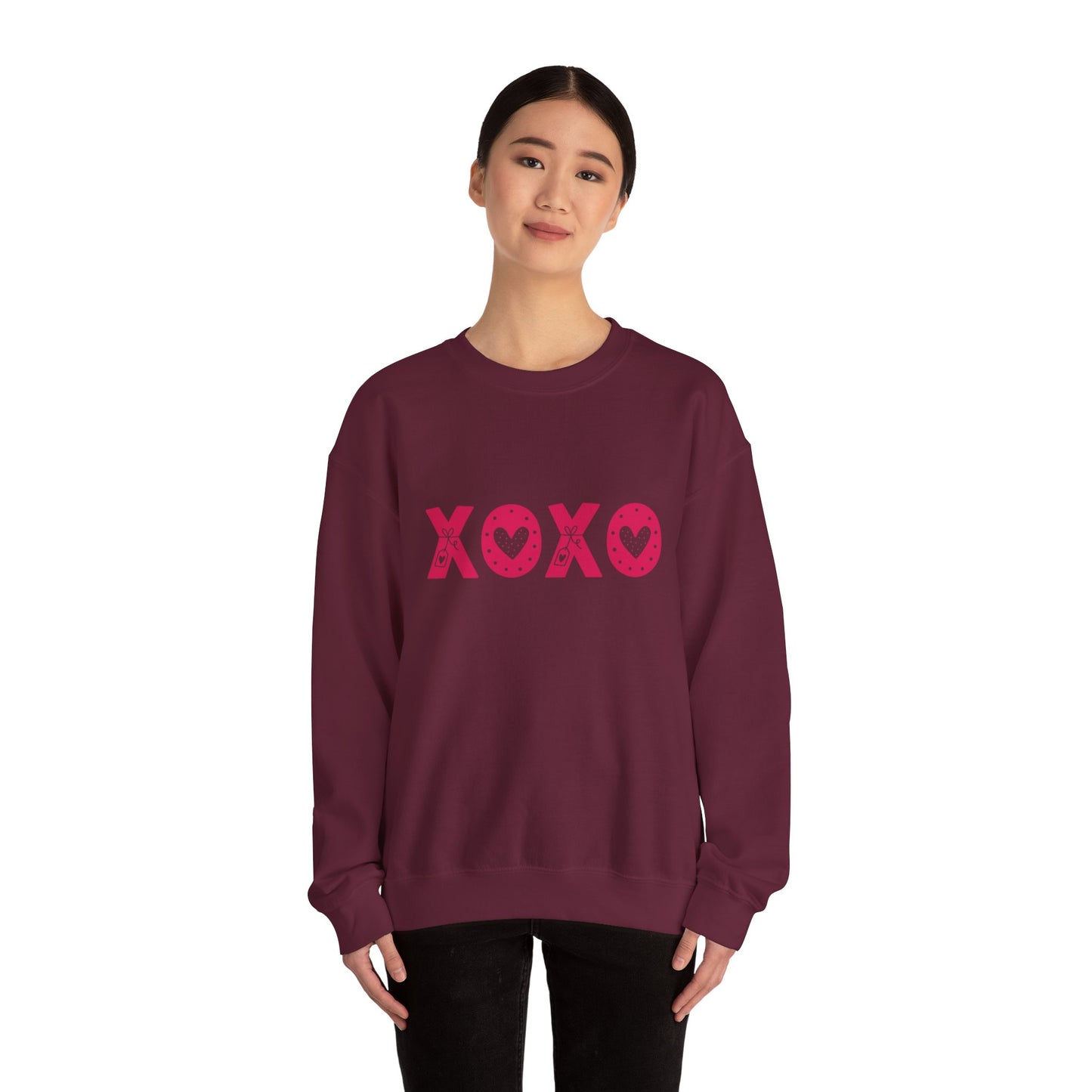 Xoxo valentines Day sweatshirt valentines Day shirt love sweater best friend gift Unisex gift funny Valentine's Day gift for him