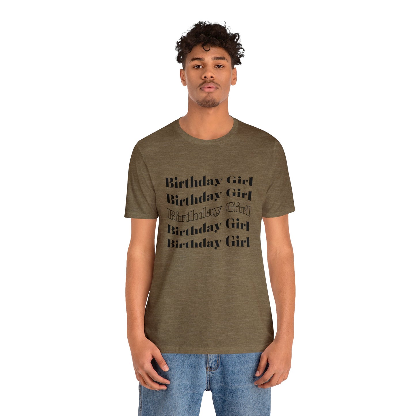 Birthday girl shirt gift for her best friend gift wavy shirt birthday party attire month funny T-shirt birthday gift Christmas gift for him