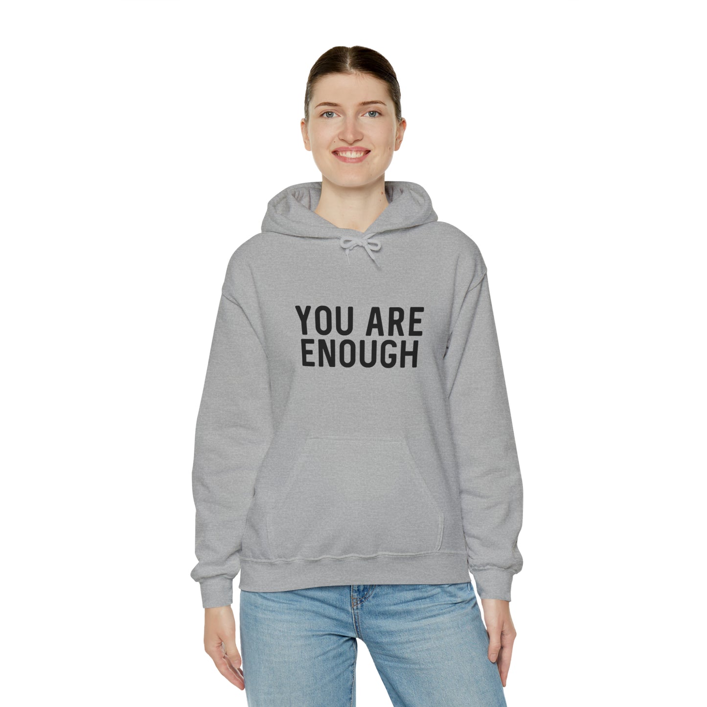 You are enough hoodie motivational sweater yogawear best friend gift mental health gift Teach hoodie, Teacher mode Hoodie Christmas Sweater,