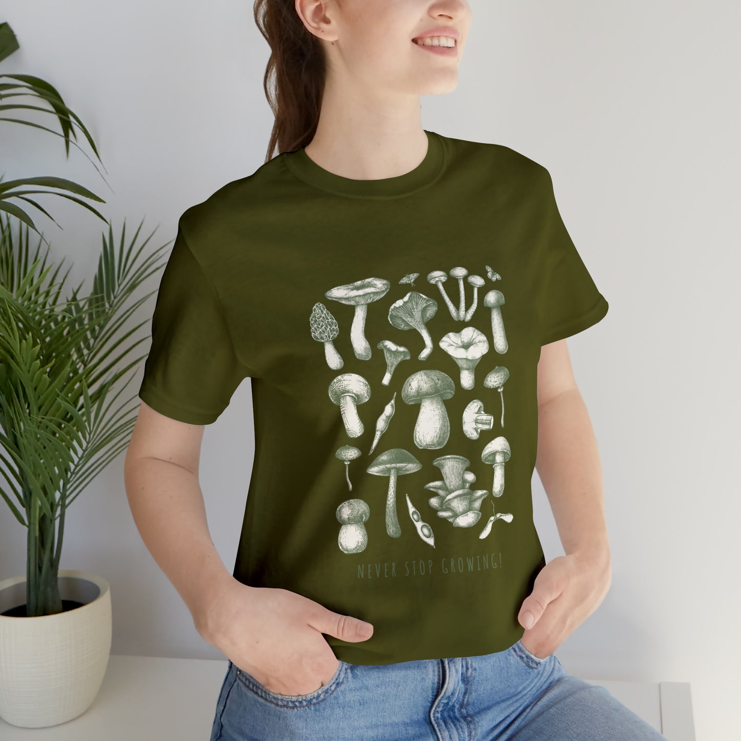 Mushroom tshirt book lover herbology Tshirt Shirt Halloween Gift for Cat Lover Gift for Cat Mom Gift
