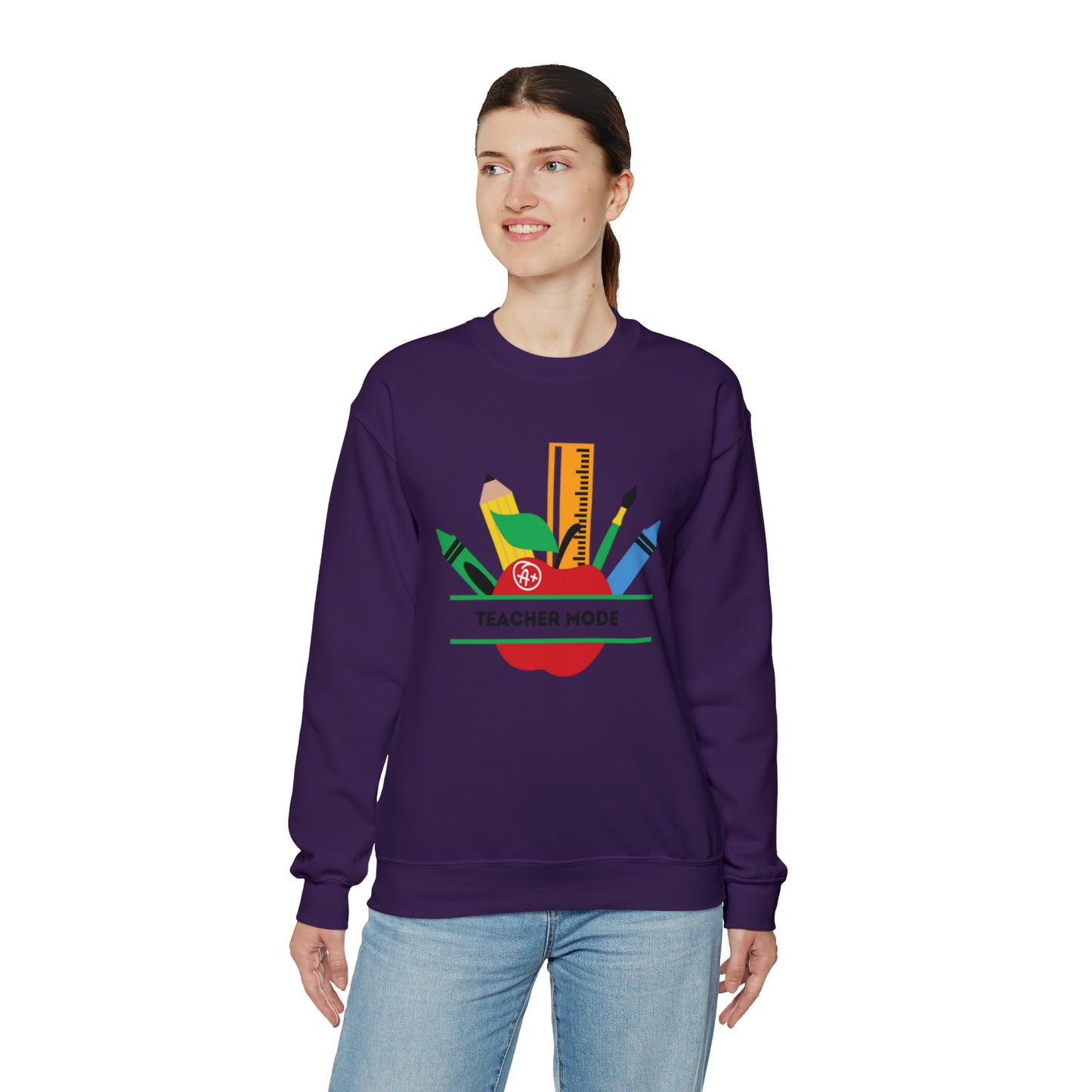 Teach love inspire sweatshirt Teacher mode sweater, Homeschooling sweatshirt,teacher mom shirt, hoodie teacher shirt Boss lady shirt,unisex
