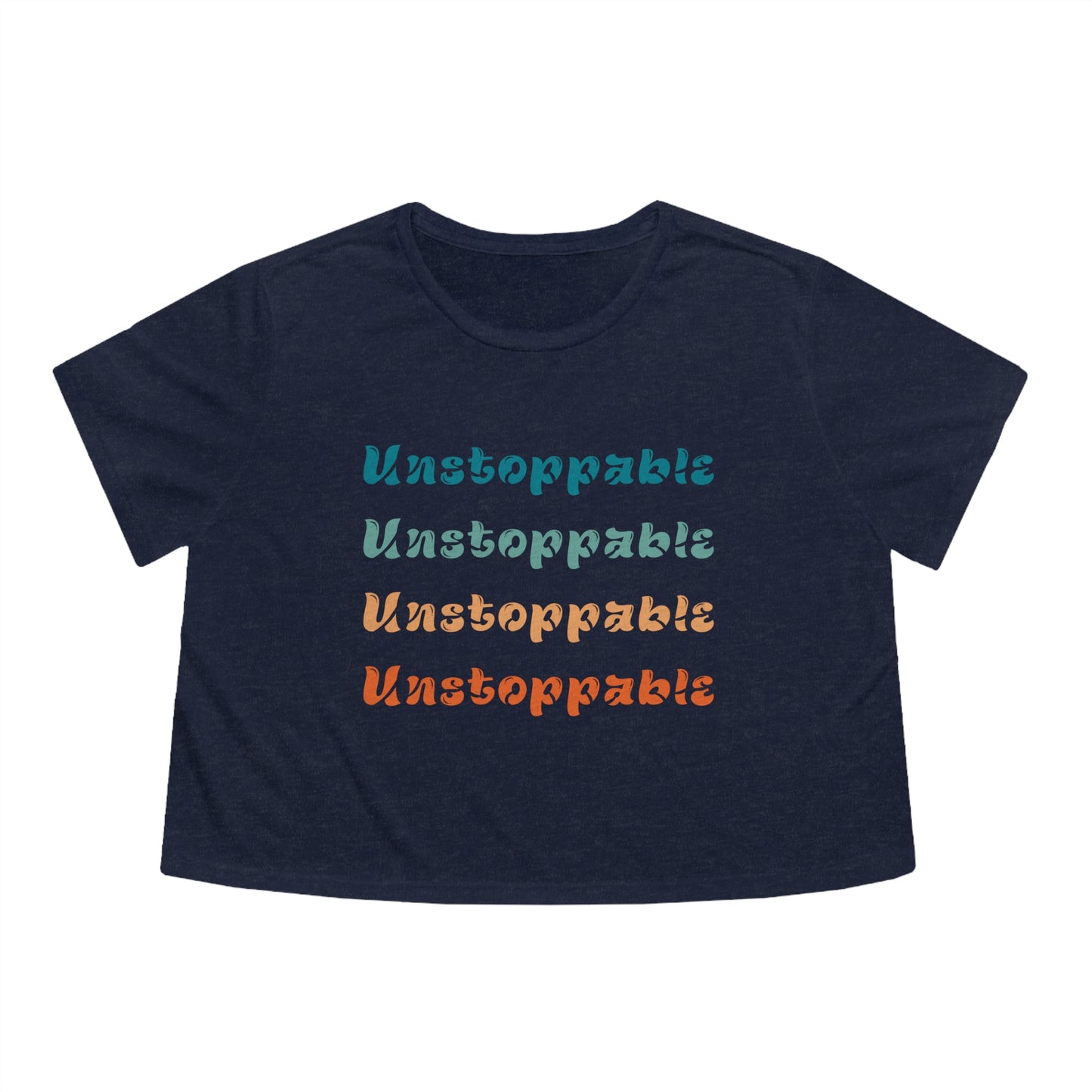 Unstoppable Crop top gift for her gift for him yoga crop top women T-shirt the universe is always on my side zen shirt Women's Cropped Tee