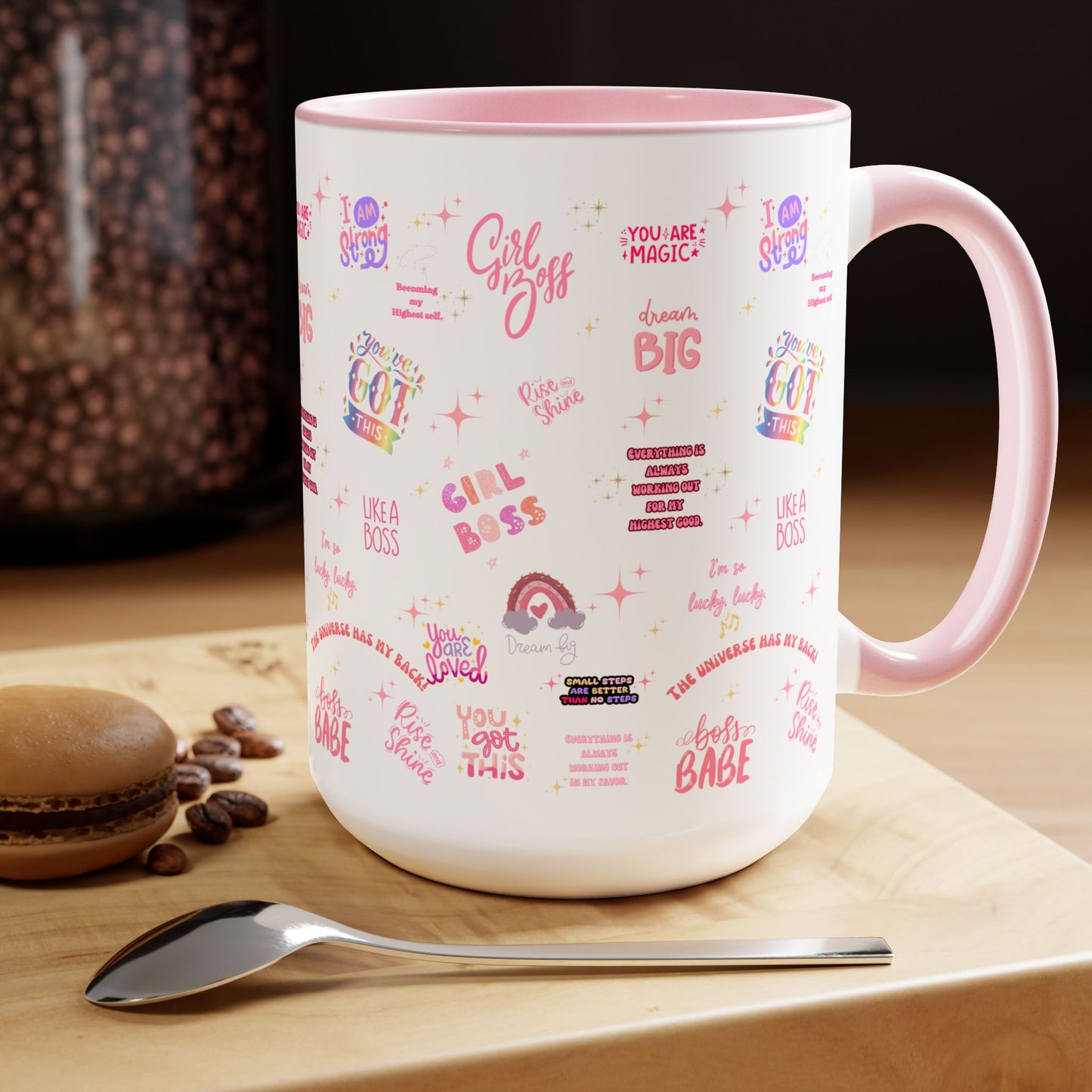 Girl Boss Positive affirmations Coffee Mug boss babe mug birthday gift girlfriend gift boss mug gift for her Mugs tea Christmas gift 15oz