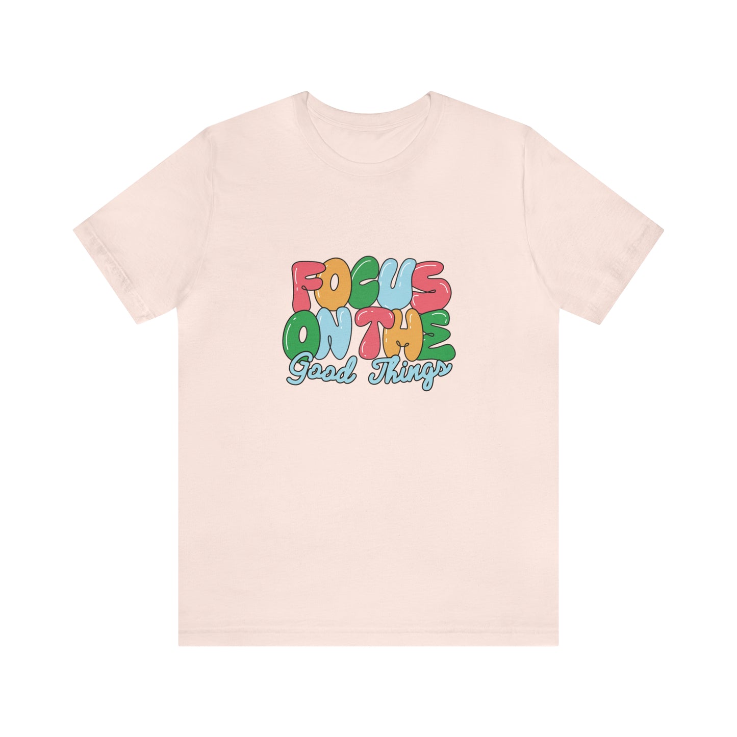 Focus on the good things shirt positive vibes shirt good vibes tee yogawear zen clothes bohemian top Women's Christmas gift for her for him