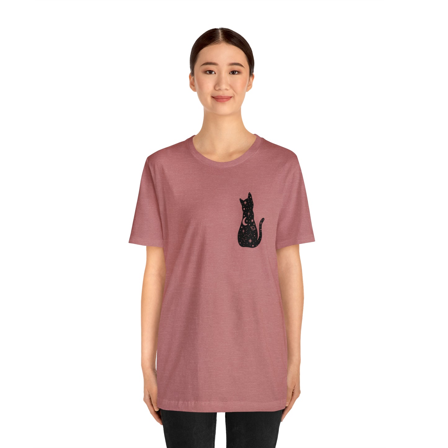 Cat Halloween shirt Witches Halloween T shirt Halloween Sweater Christmas Gift for Cat Lover Gift, Black Cat Gift for Cat Mom Gift moon