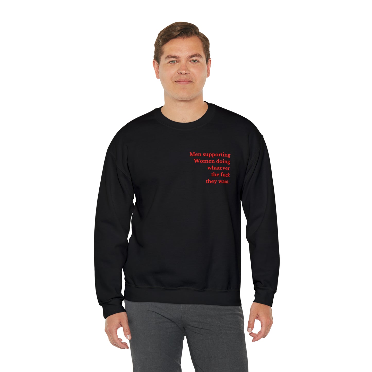 Men supporting women sweater women tights gift for her gift for him Christmas gift