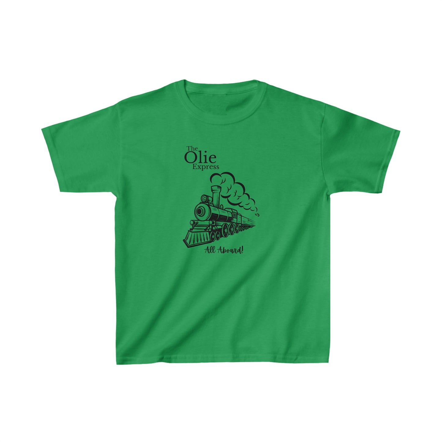 All aboard the train shirt Birthday boy shirts birthday girl shirt Kids Heavy Cotton™ Tee