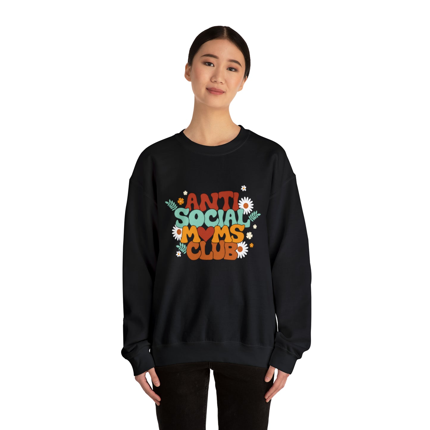 Anti social moms club sweatshirt, Mama Mother Mom sweatshirt, Gift for mom, Christmas gift for her,for him,Birthday gift for her