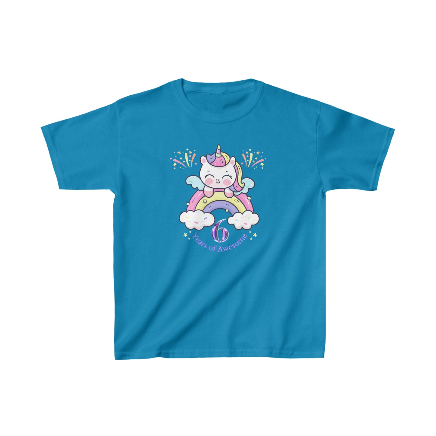 Birthday girl shirt 6 year birthday shirt kid wavy birthday party shirt Christmas shirt Rainbow cloud kid shirt birthday shirts birthday