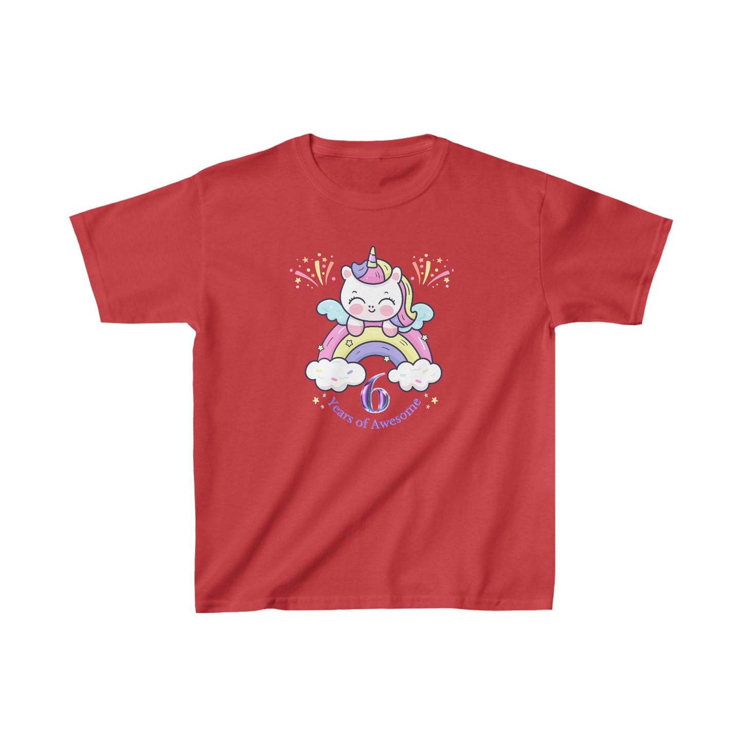 Birthday girl shirt 6 year birthday shirt kid wavy birthday party shirt Christmas shirt Rainbow cloud kid shirt birthday shirts birthday