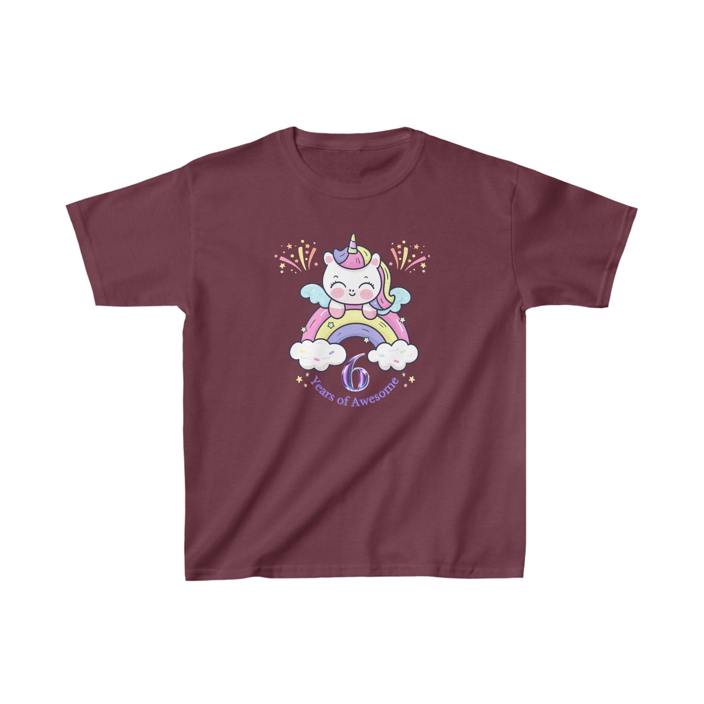 Birthday girl shirt 6 year birthday shirt kid wavy birthday party shirt Christmas shirt Rainbow cloud kid shirt birthday shirts birthday