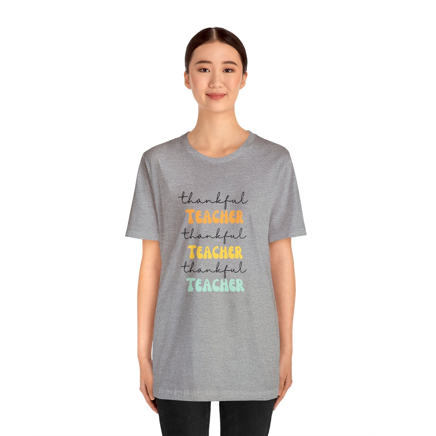 Thankful teacher shirt tiny humans teacher appreciation gift Thanksgiving shirt gift for her gift for him Unisex Tee Christmas gift