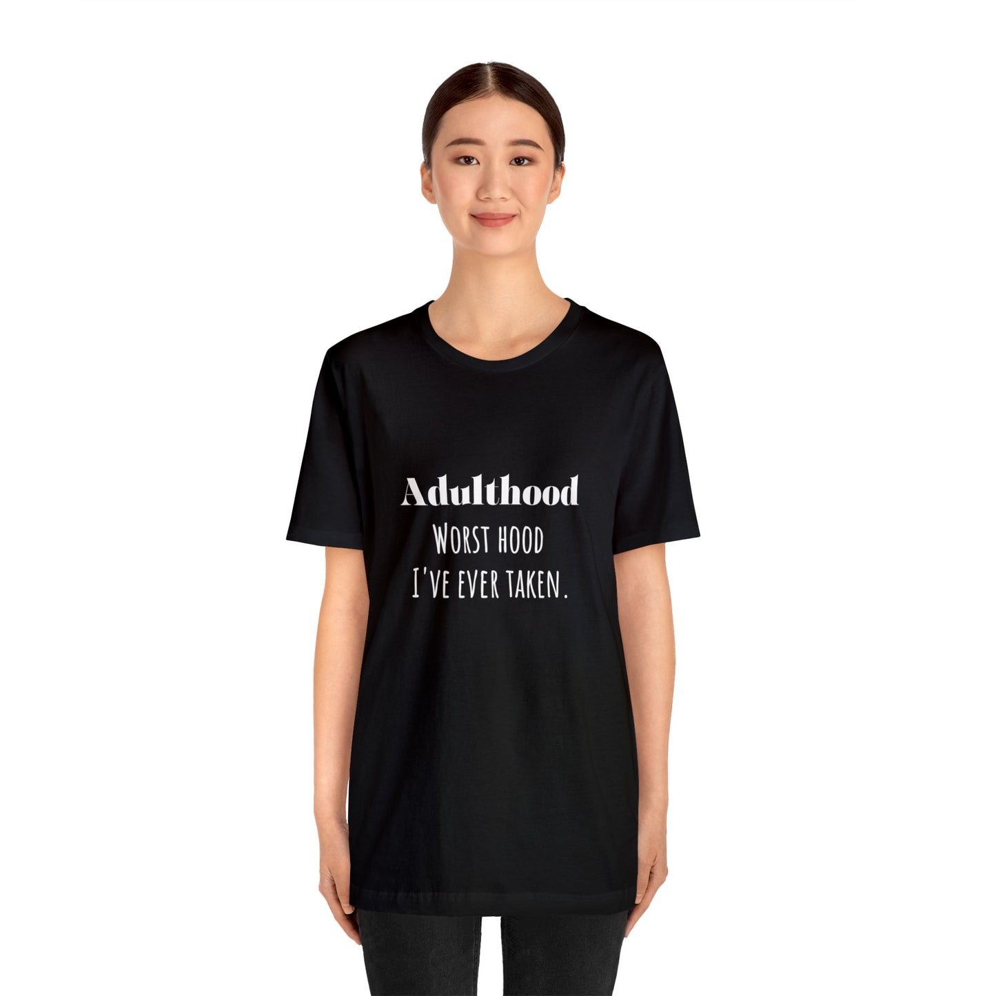 Adulthood shirt funny adulting shirt funny gift for her gift for him  shirt Unisex Tee Retro  T-Shirt best friend vacation shirt beach