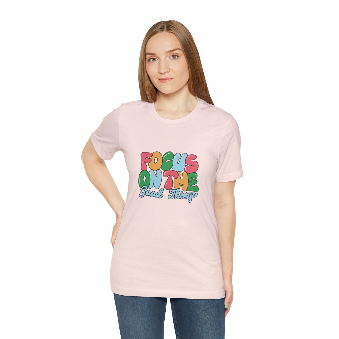 Focus on the good things shirt positive vibes shirt good vibes tee yogawear zen clothes bohemian top Women's Christmas gift for her for him