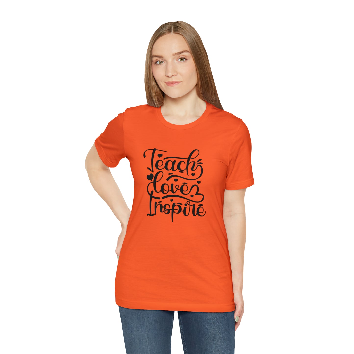 Teach love inspire T-shirt, Teacher mode Shirt, Homeschooling sweatshirt,teacher mom shirt, hoodie teacher shirt Boss lady shirt