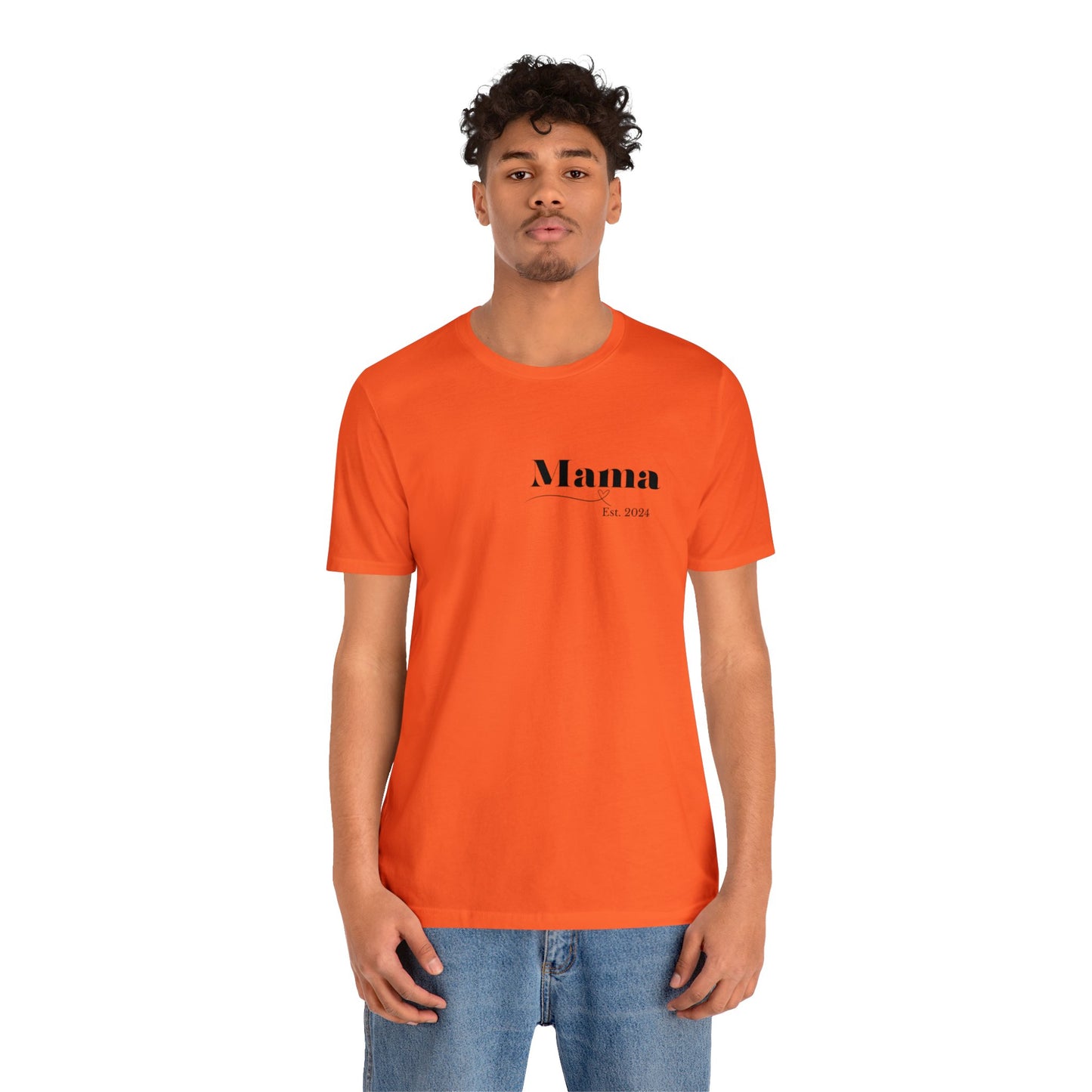 Mama shirt mama date shirt pregnancy reveal shirt new mom shirt Christmas gift for her gift for him bridal shower gift