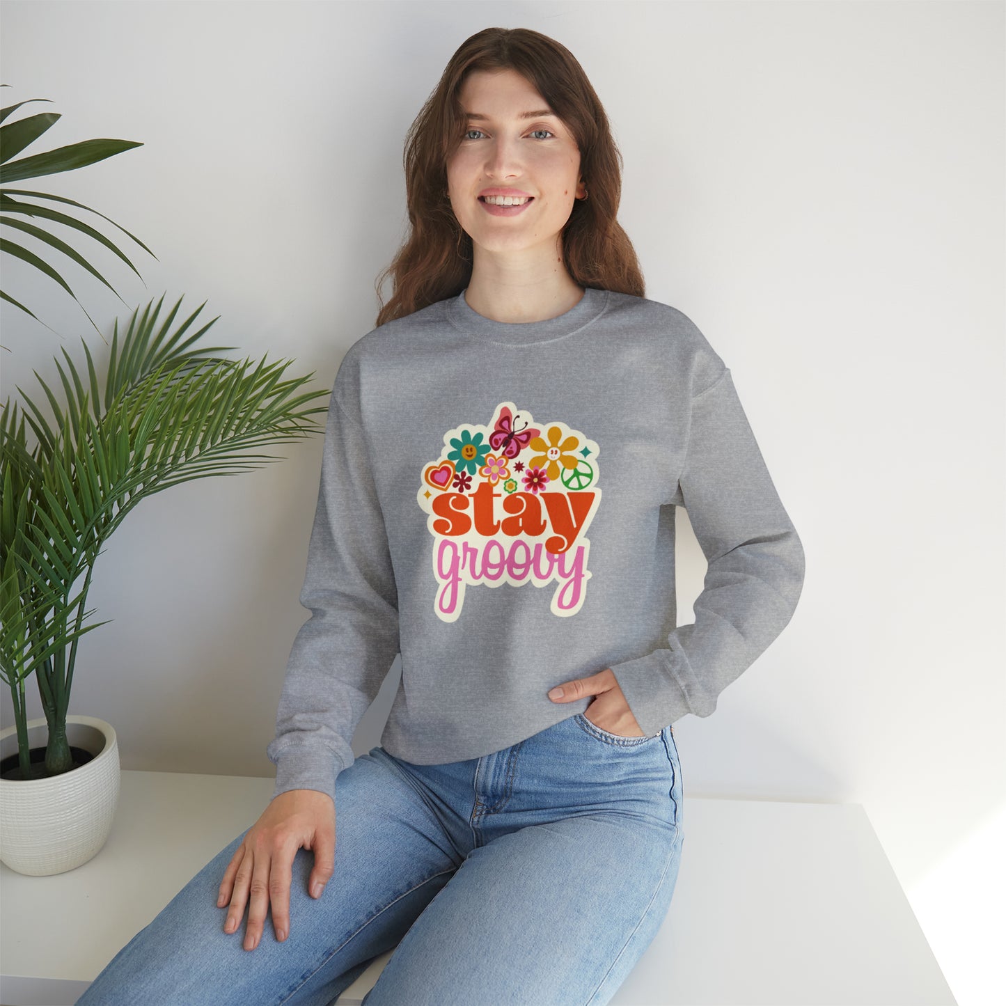 Stay Groovy sweatshirt, good vibes sweater, love inspire sweatshirt mode sweater, Homeschooling sweatshirt mom shirt, shirt unisex gift