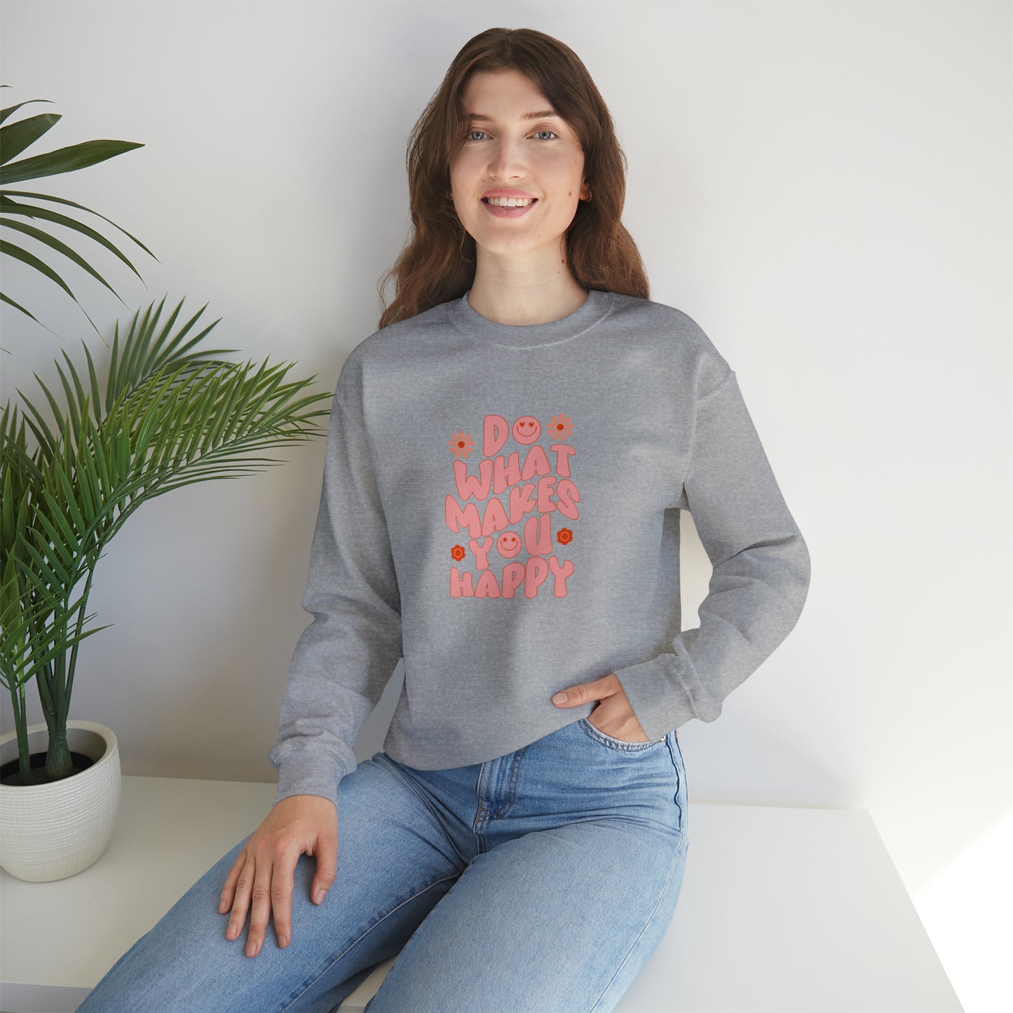 Do what makes you happy Sweatshirt, Teach love inspire sweater, Teacher mode shirt, Christmas Sweater, Christmas Crewneck, Holiday gift