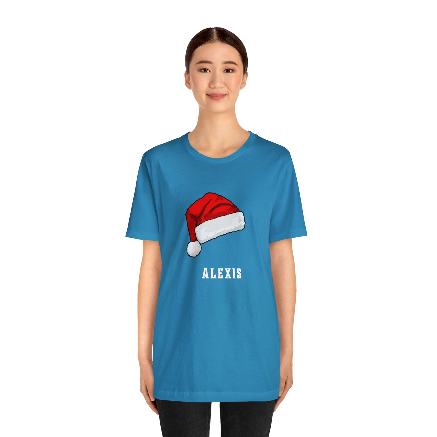 Matching Family Christmas Shirts, Santa claus Hat family tshirts Family Christmas Shirt, Matching Xmas Tees Custom Christmas T shirt photos