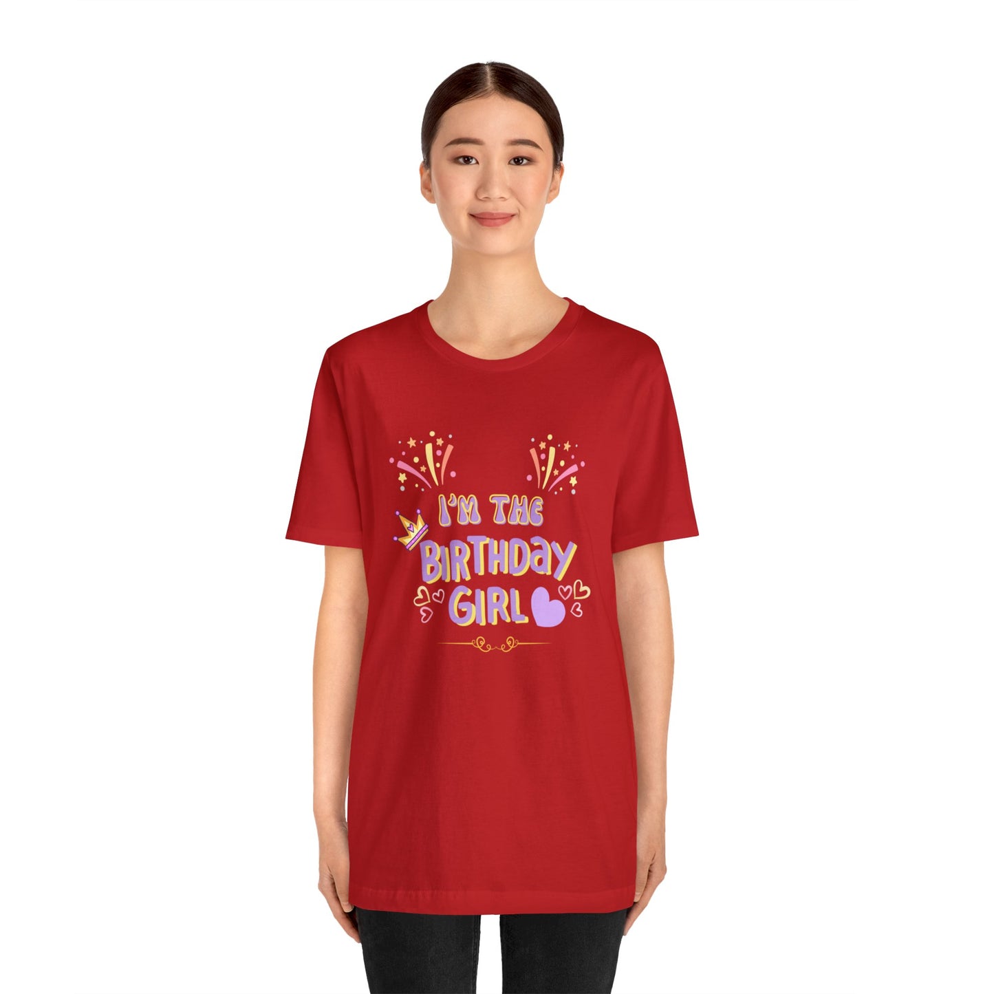 I'm the Birthday girl shirt birthday girl shirt birthday shirt gift for her best friend gift birthday party attire month Tshirt birthday