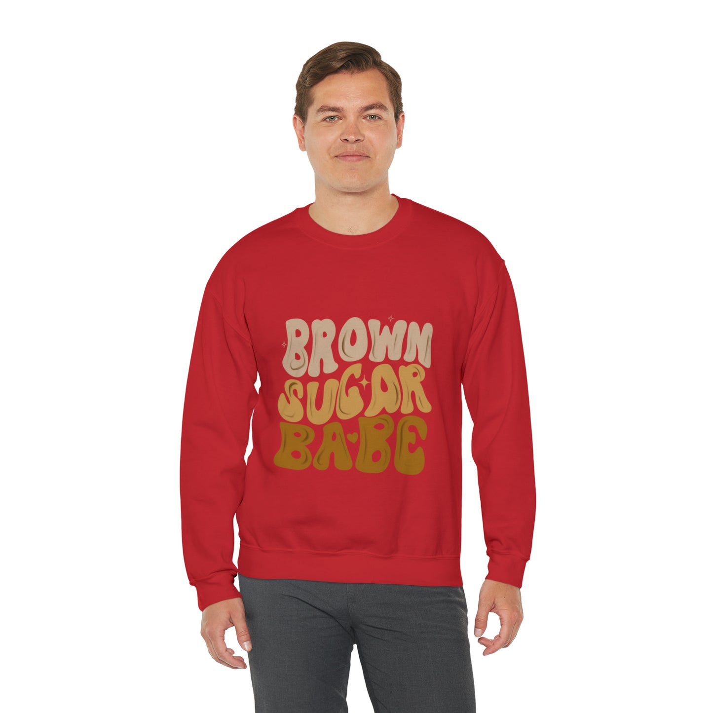 Brown Sugar Babe sweatshirt, Brown Beauty shirt, Birthday gift for her, Melanin sweatshirt, Unisex Heavy Blend Crewneck Sweatshirt