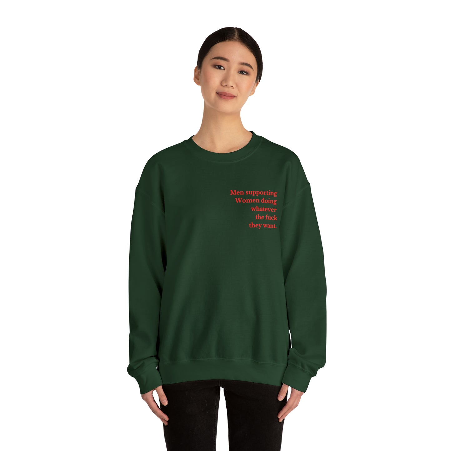 Men supporting women sweater women tights gift for her gift for him Christmas gift