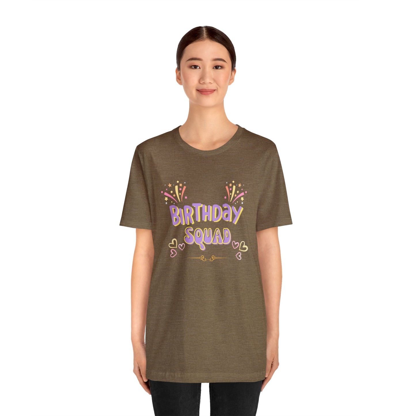 Birthday squad shirt birthday girl shirt birthday shirt gift for her best friend gift birthday party attire month funny Tshirt birthday gift