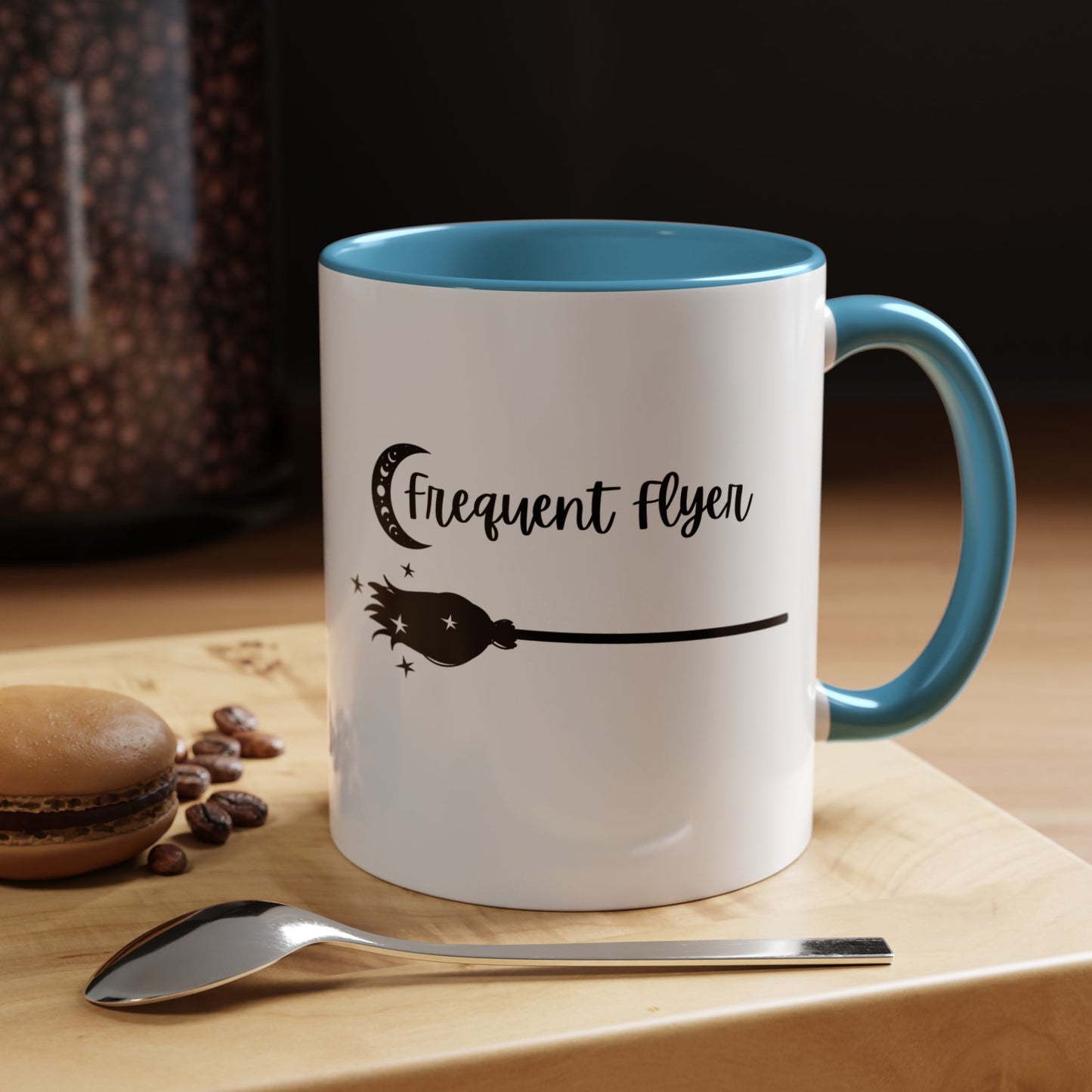Witches mug Frequent flyer mug wizards broom mug Witchy Halloween mug cauldron ghost wicked mug bestie gift Coworker Gift Boss Christmas