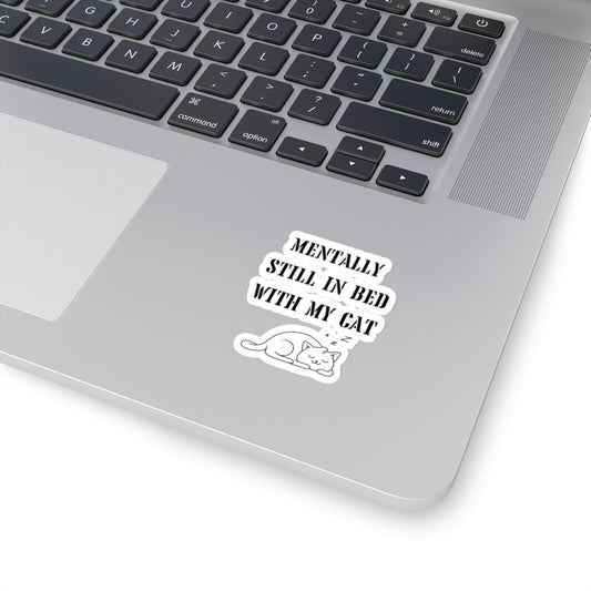 Funny sleeping cat stickers funny cat lover gift funny mom gift bestfriend gift Kiss-Cut Stickers Halloween stickers bearrainbow sticker