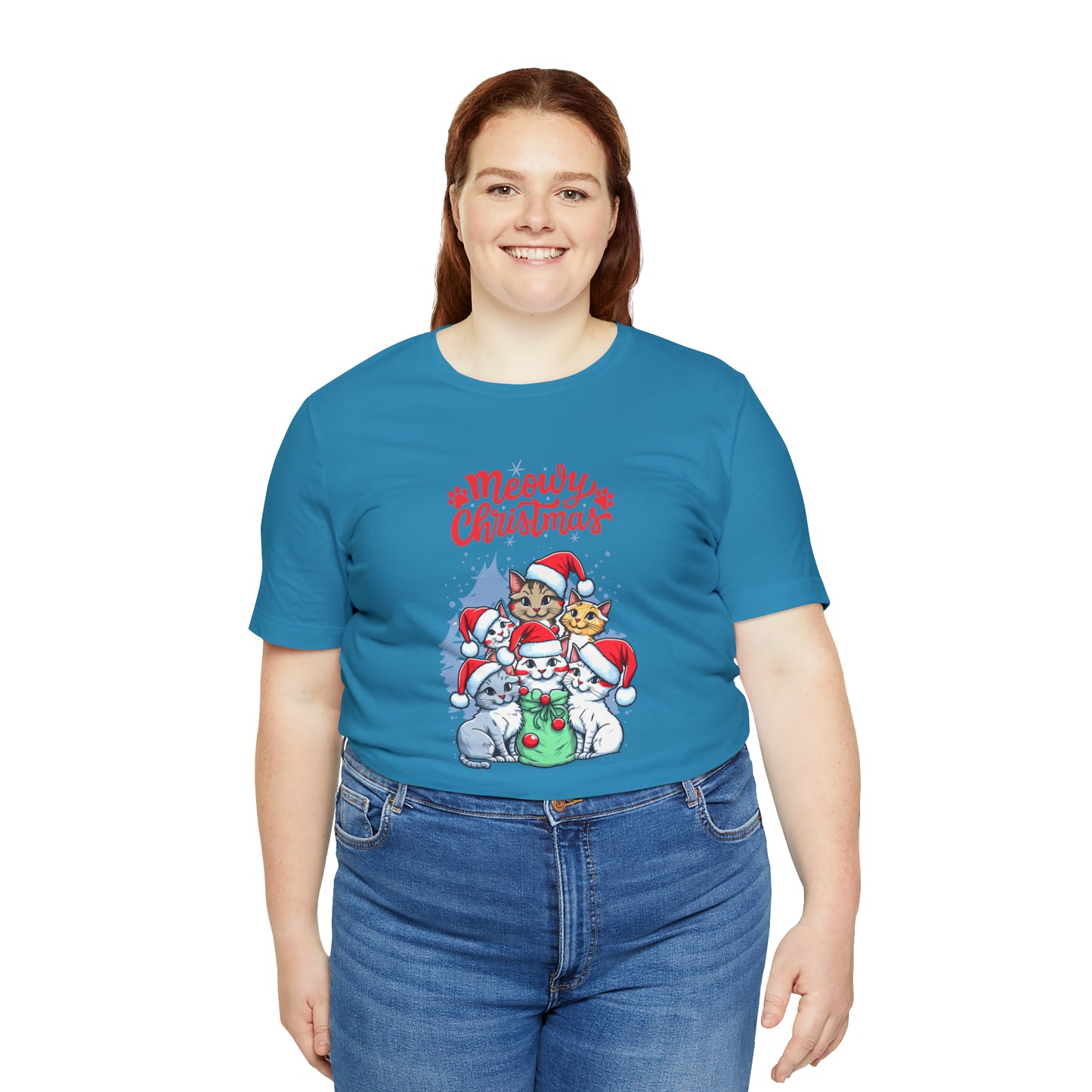 Cute Cat Christmas shirt funny dog Christmas tee Matching Family Christmas Shirt Family Christmas Shirt Matching Xmas Tees Custom