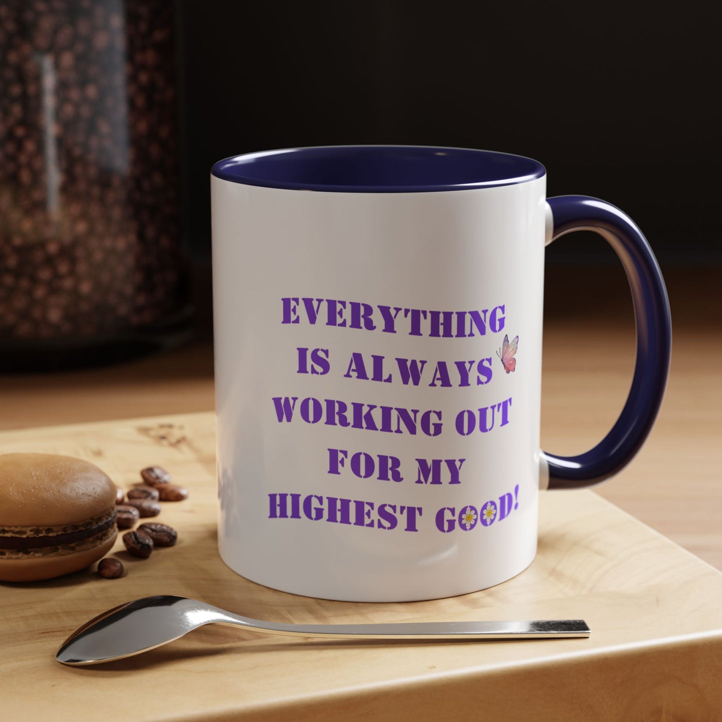 Everything is always working out for me mug Morning affirmation mug shining light mug Delulu mug Christmas gift for her gift for him bestie