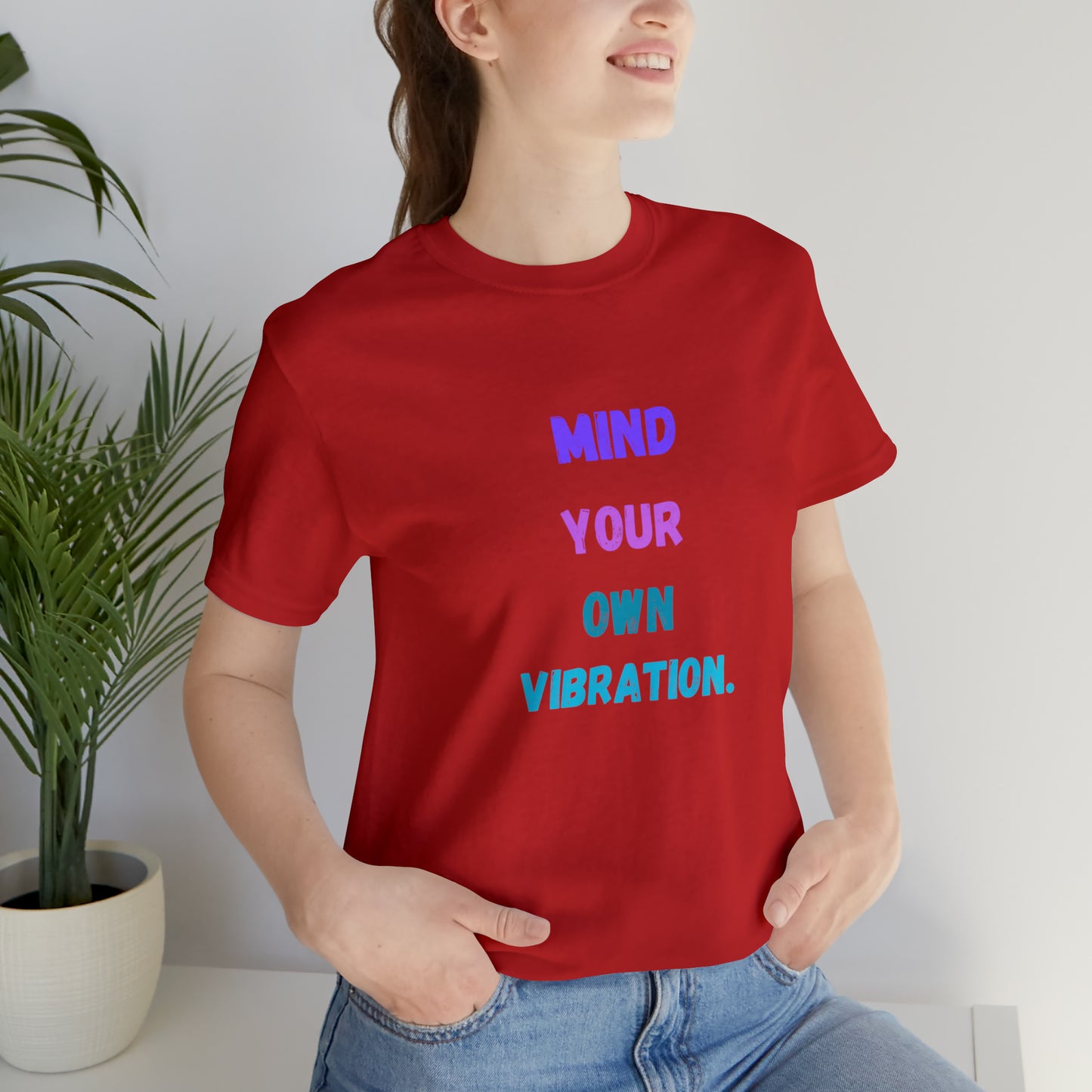 Spiritual shirt Mind your own vibration t-shirt Zen gift for her gift for him yogawear meditation gifts best friend Christmas gift