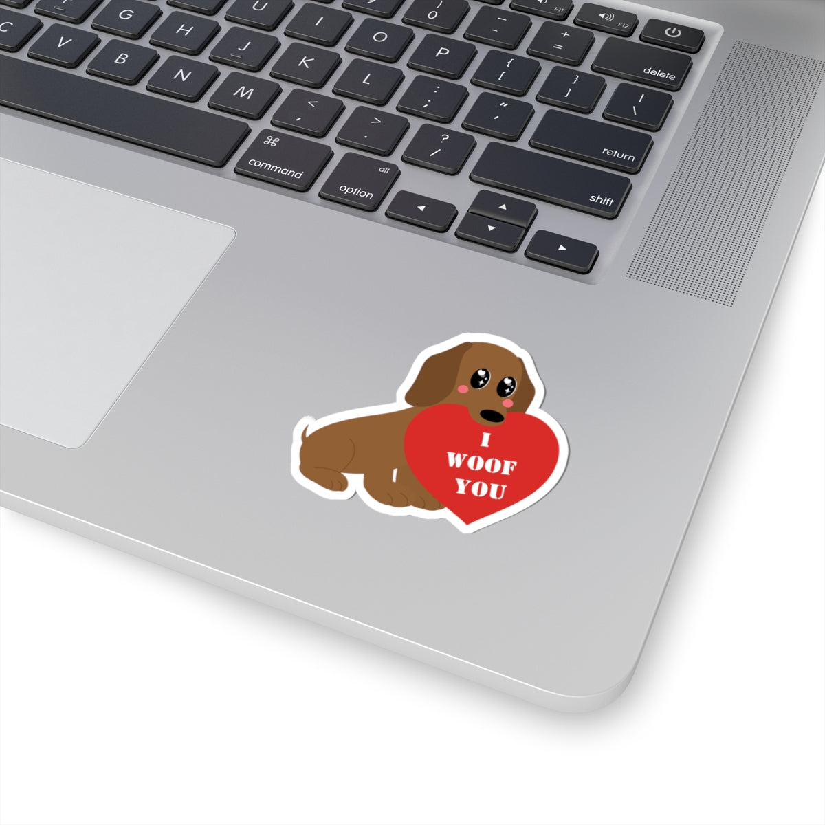Dog lover sticker i woof you dog funny dog sticker life Valentines day sticker gift forher gift for him gift bottle water sticker Galentines