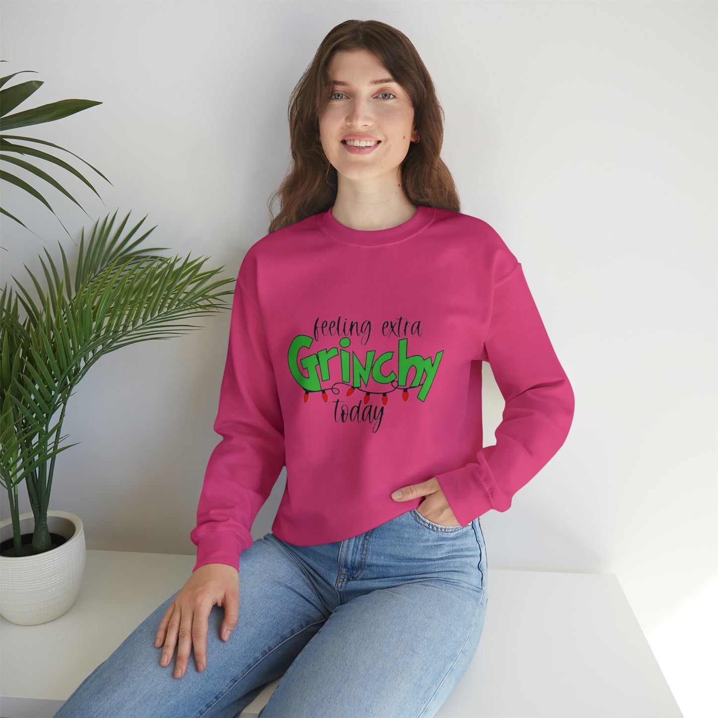 Grinch Christmas Personalized sweater , Christmas sweater,holiday ,Christmas sweatshirt,mama heart Mother's day gift,funny grinch sweatshirt