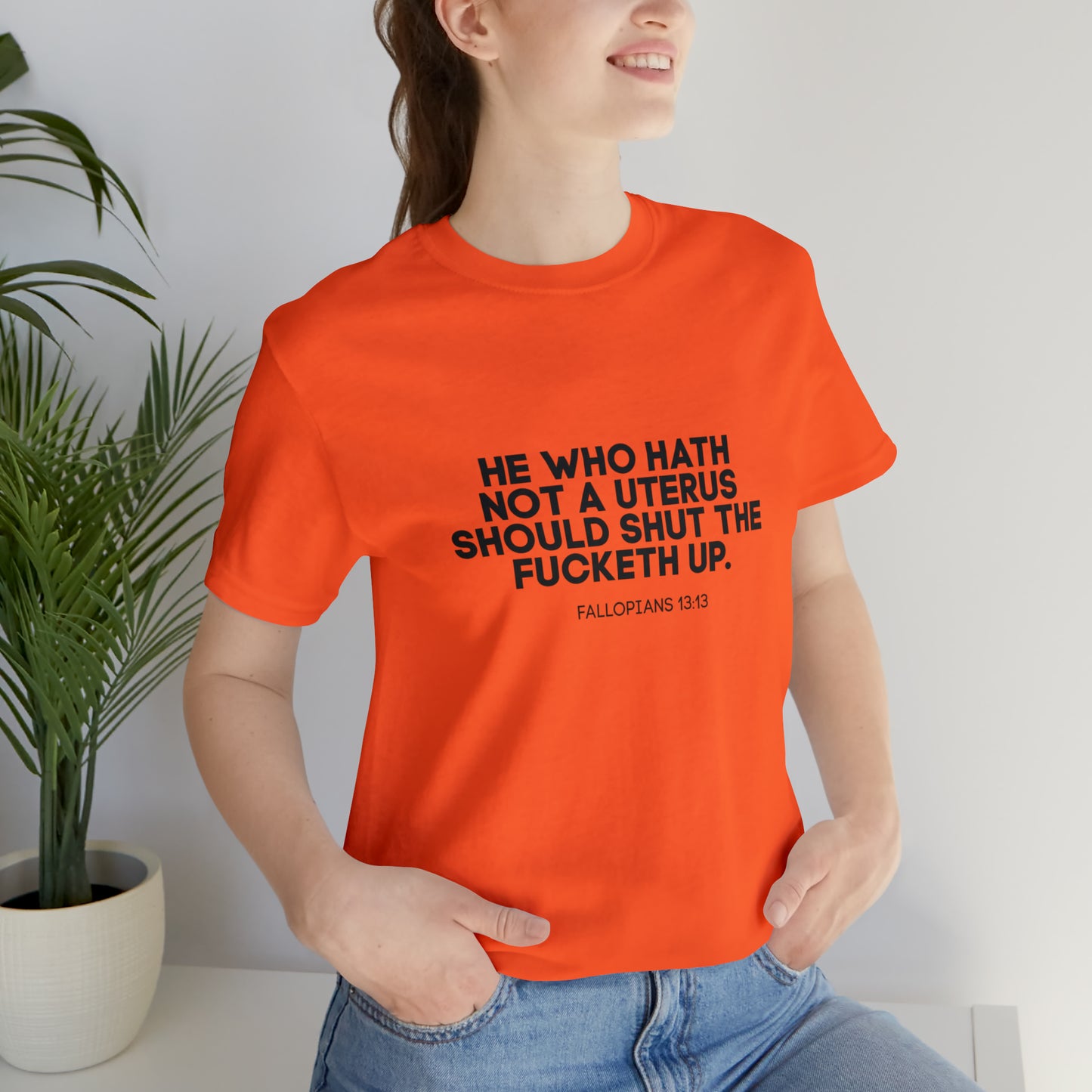 He who hath no uterus should shut the fucketh up shirt, Women's rights crop top, human rights, march shirt,Champion Women's Cropped T-Shirt