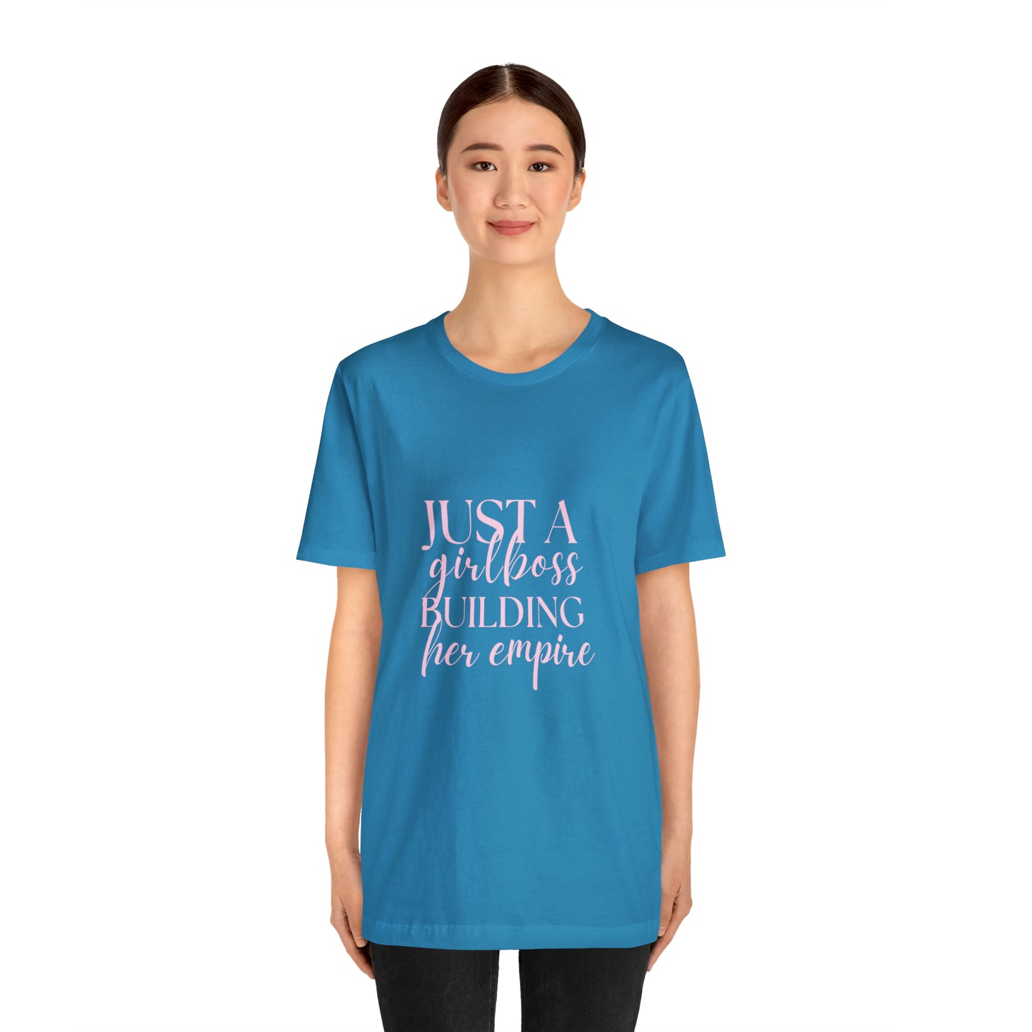 Girlboss shirt, Just a girlboss building her empire tee, Bossbabe sweater, entrepreneur Unisex shirt, vacation shirt, best friend