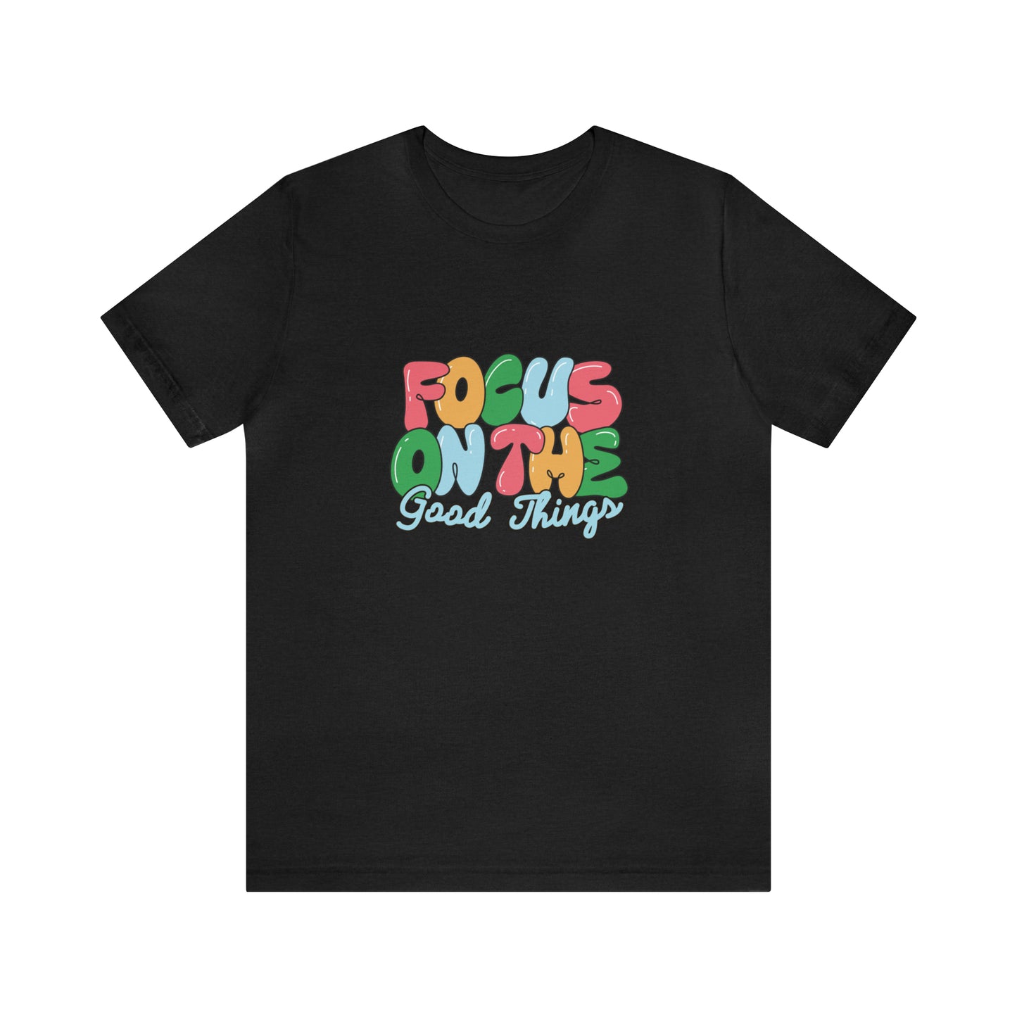 Focus on the good things shirt positive vibes shirt good vibes tee yogawear zen clothes bohemian top Women's Christmas gift for her for him