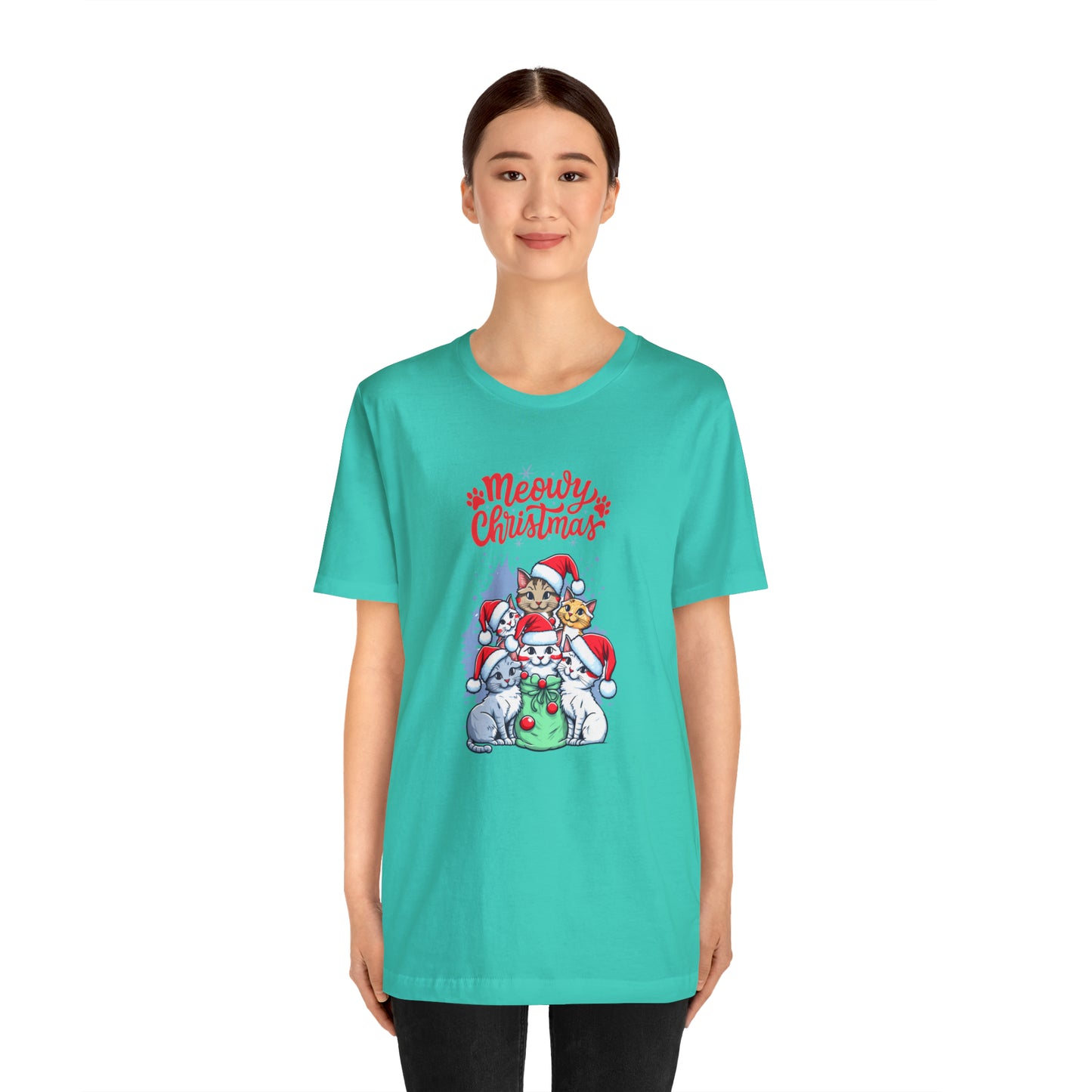 Cute Cat Christmas shirt funny dog Christmas tee Matching Family Christmas Shirt Family Christmas Shirt Matching Xmas Tees Custom